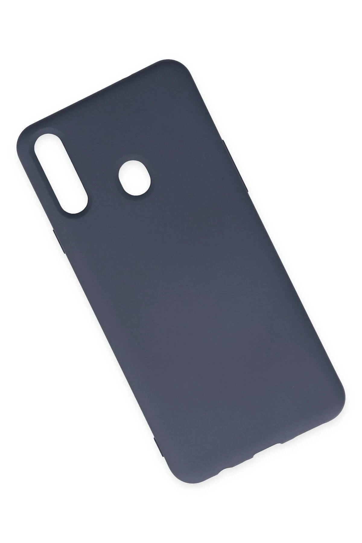 Newface Samsung Galaxy A20S Kılıf Nano içi Kadife Silikon - Gri