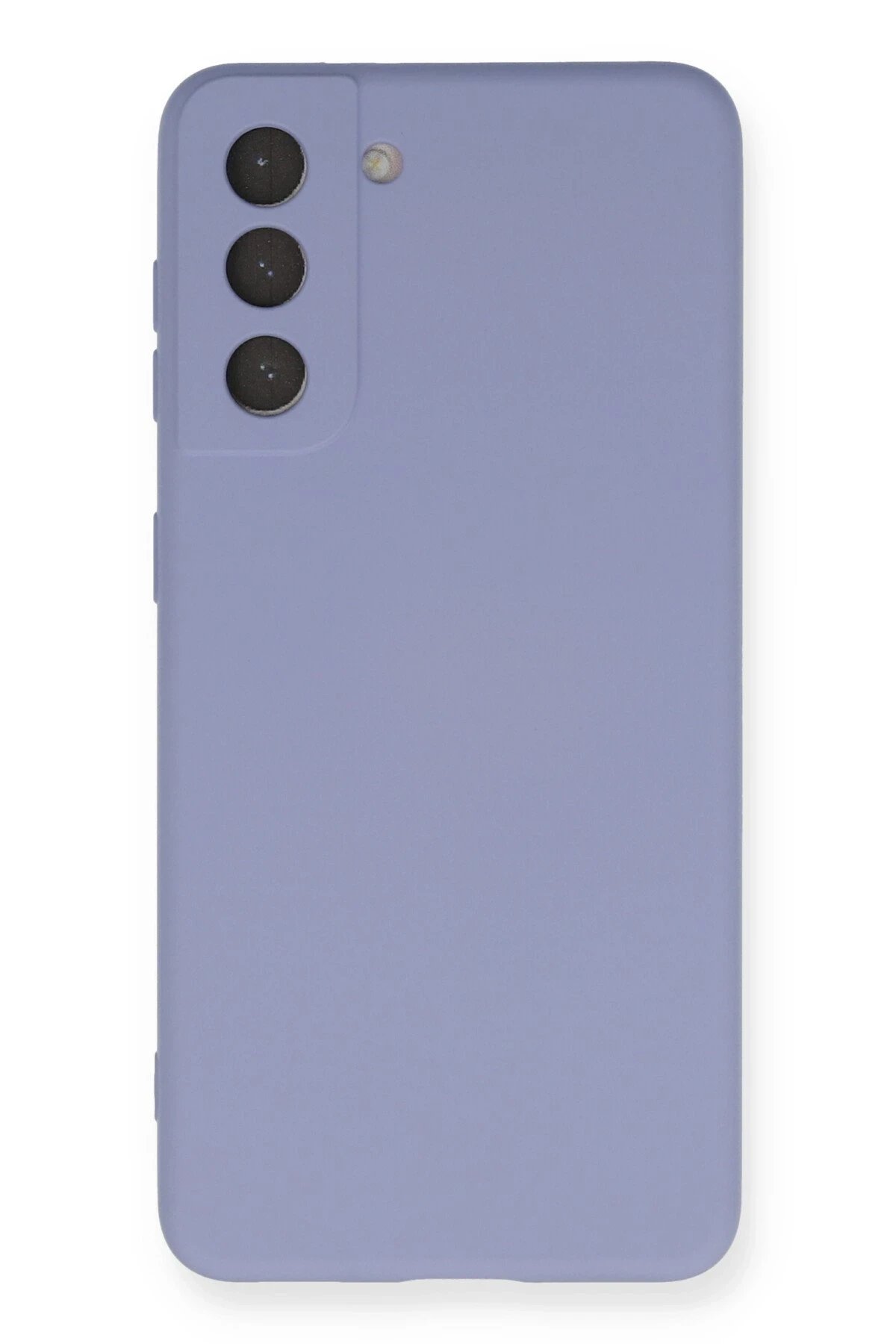 Newface Samsung Galaxy S21 Kılıf Nano içi Kadife Silikon - Lila