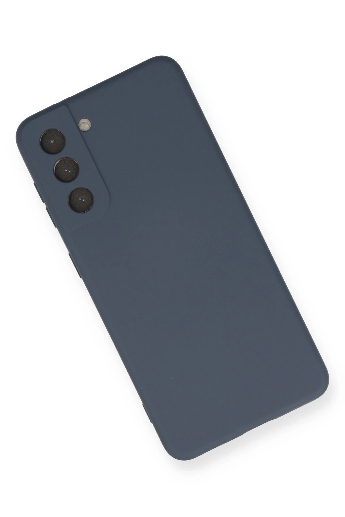 Newface Samsung Galaxy S21 Kılıf Nano içi Kadife Silikon - Gri