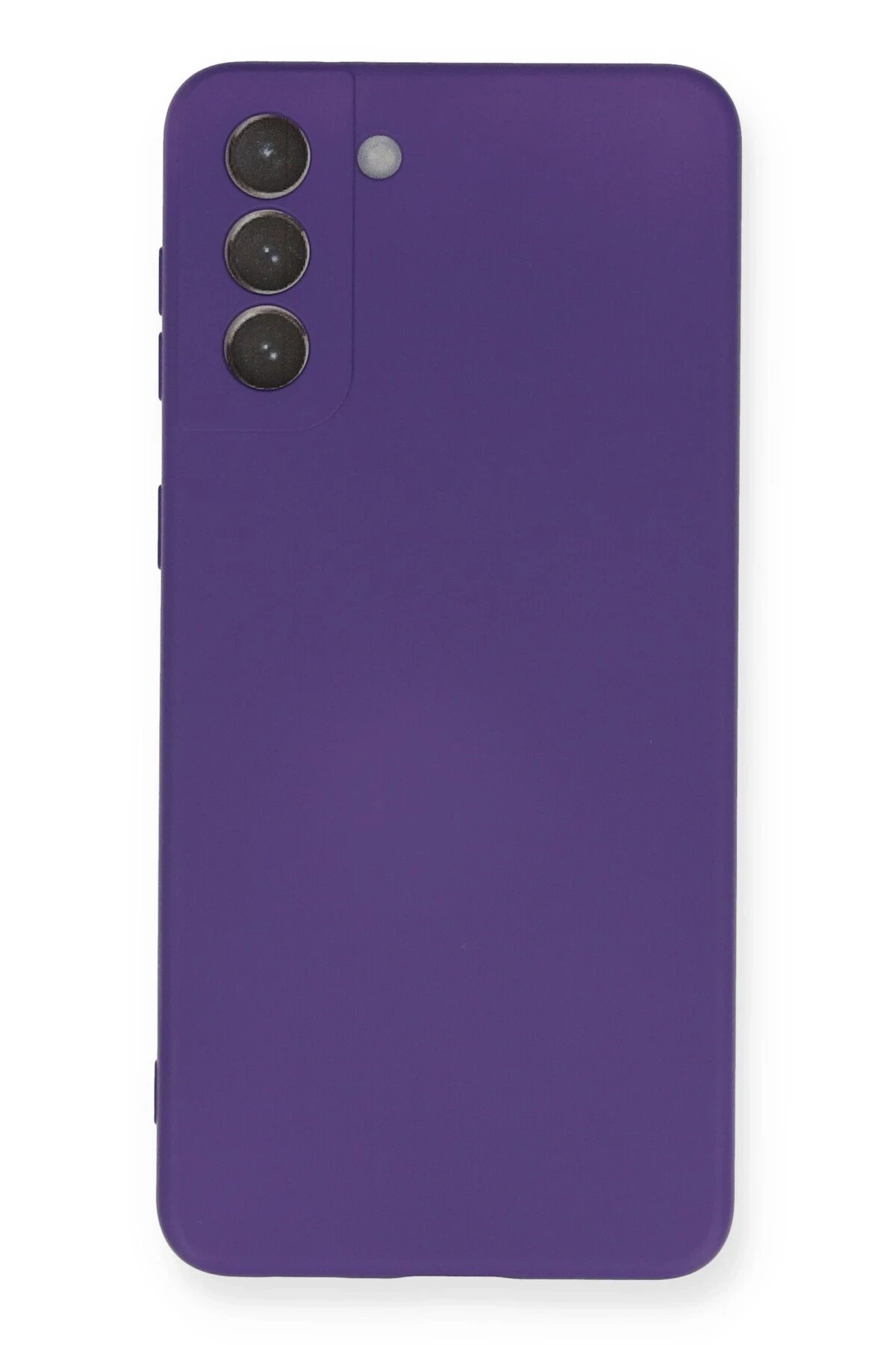 Newface Samsung Galaxy S21 Plus Kılıf Nano içi Kadife Silikon - Mor