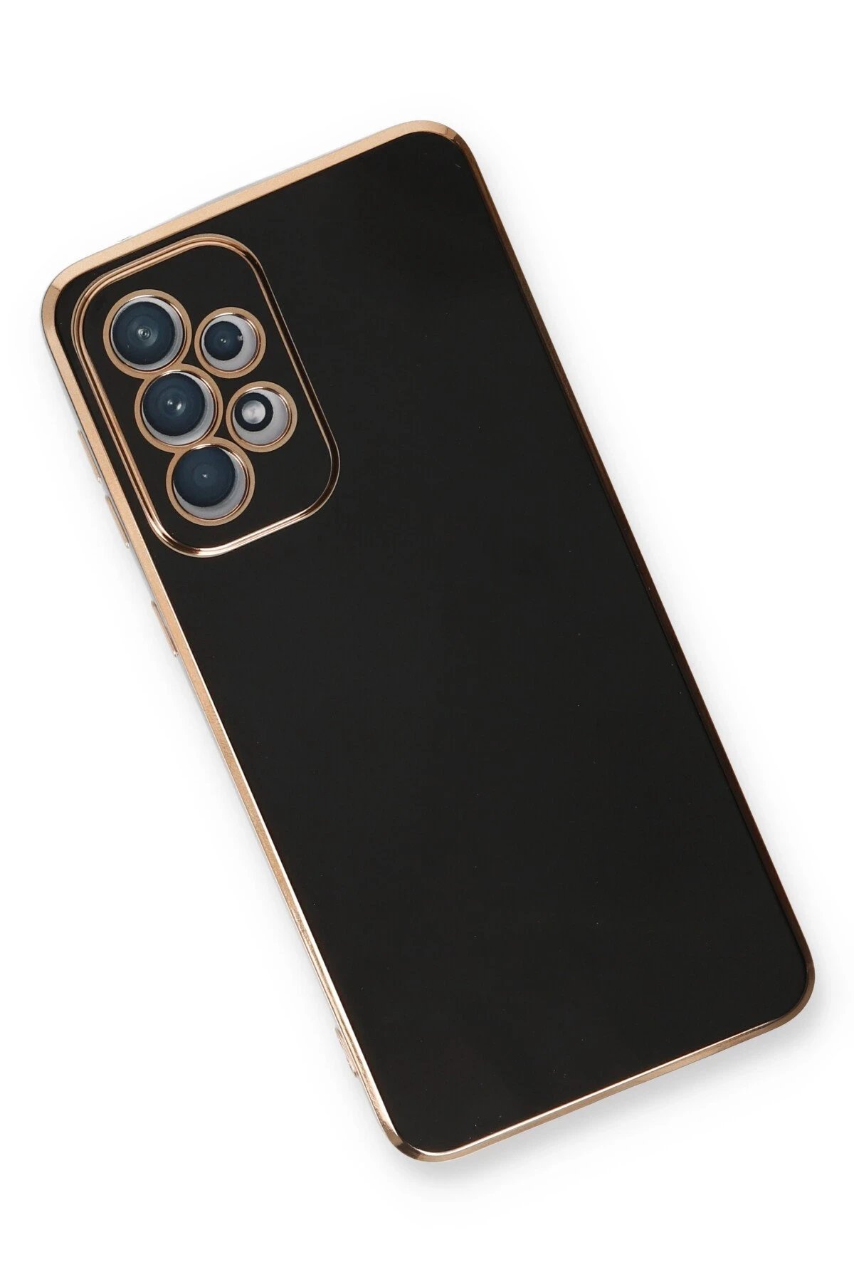 Newface Samsung Galaxy A53 5G Kılıf Volet Silikon - Siyah