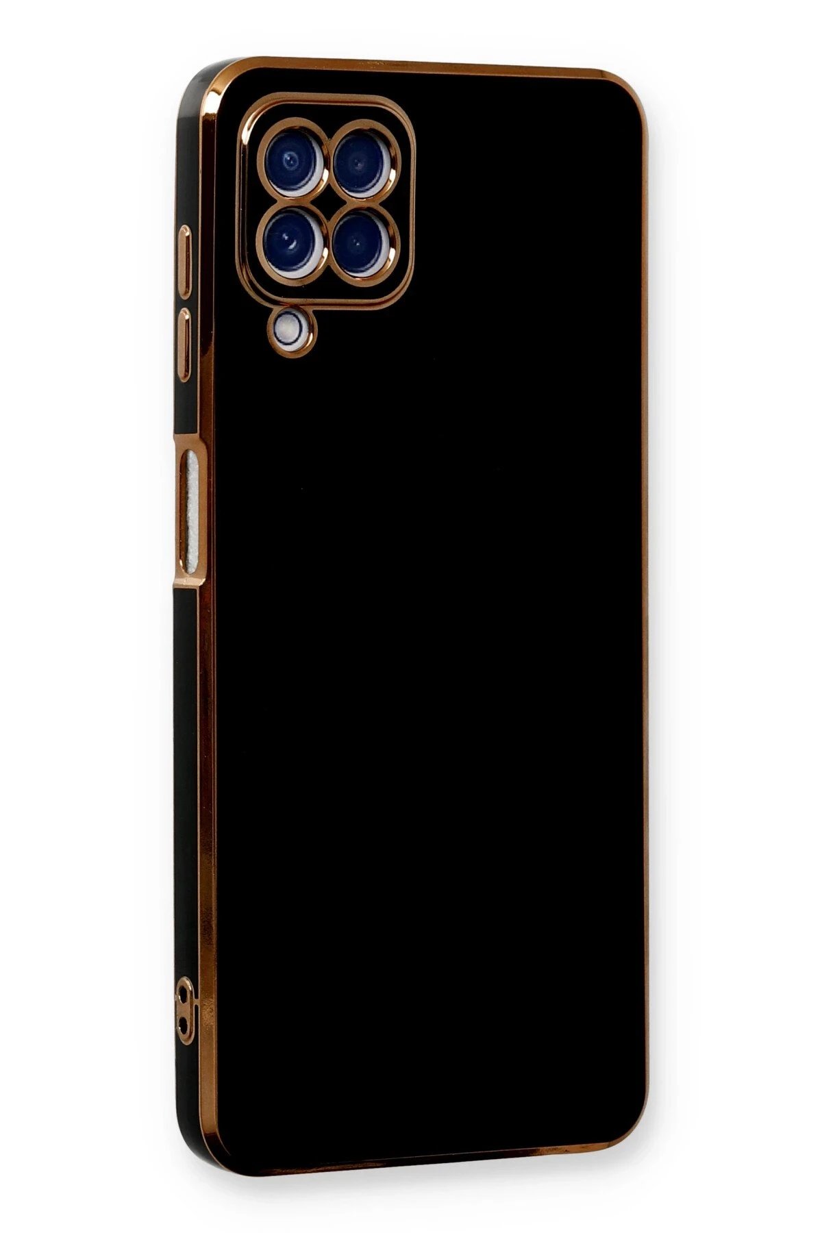 Newface Samsung Galaxy A22 Kılıf Volet Silikon - Siyah