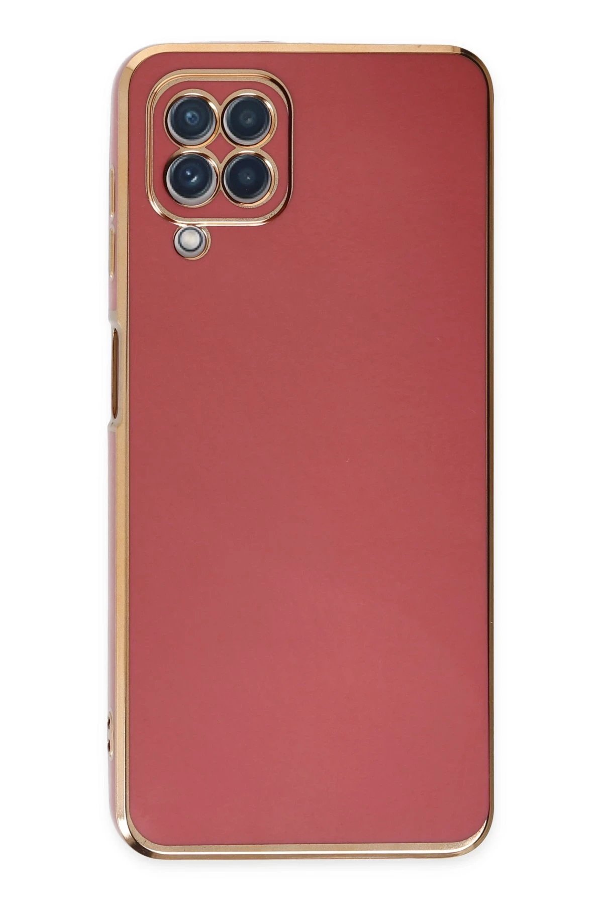 Newface Samsung Galaxy A22 Kılıf Volet Silikon - Kırmızı