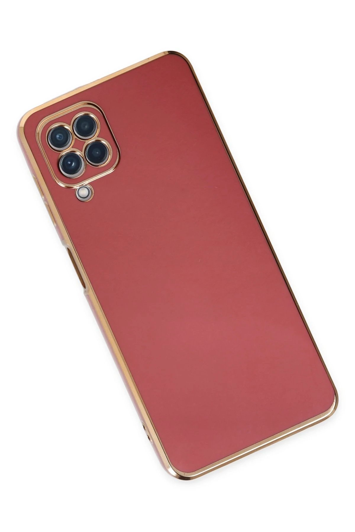 Newface Samsung Galaxy A22 Kılıf Volet Silikon - Kırmızı