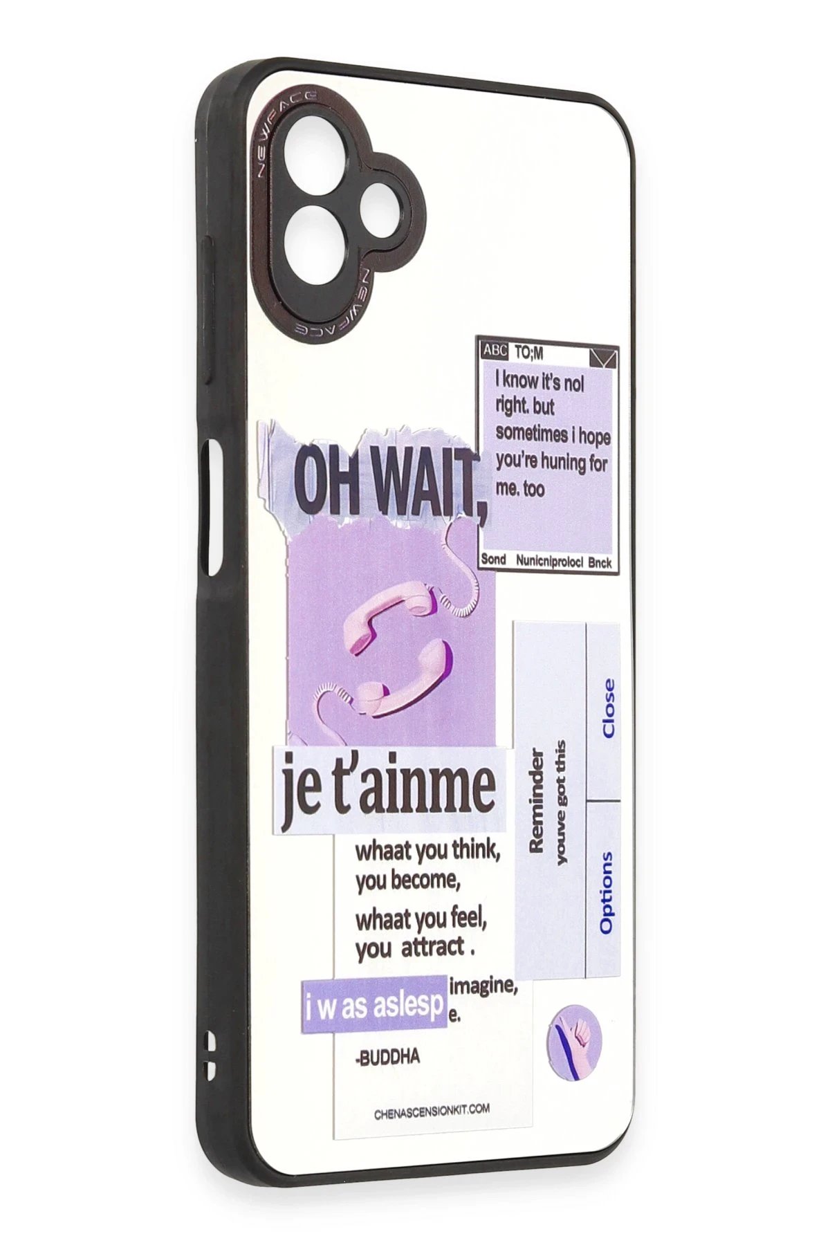 Newface Samsung Galaxy A04 Kılıf Mirror Desenli Kapak - Mirror - 4