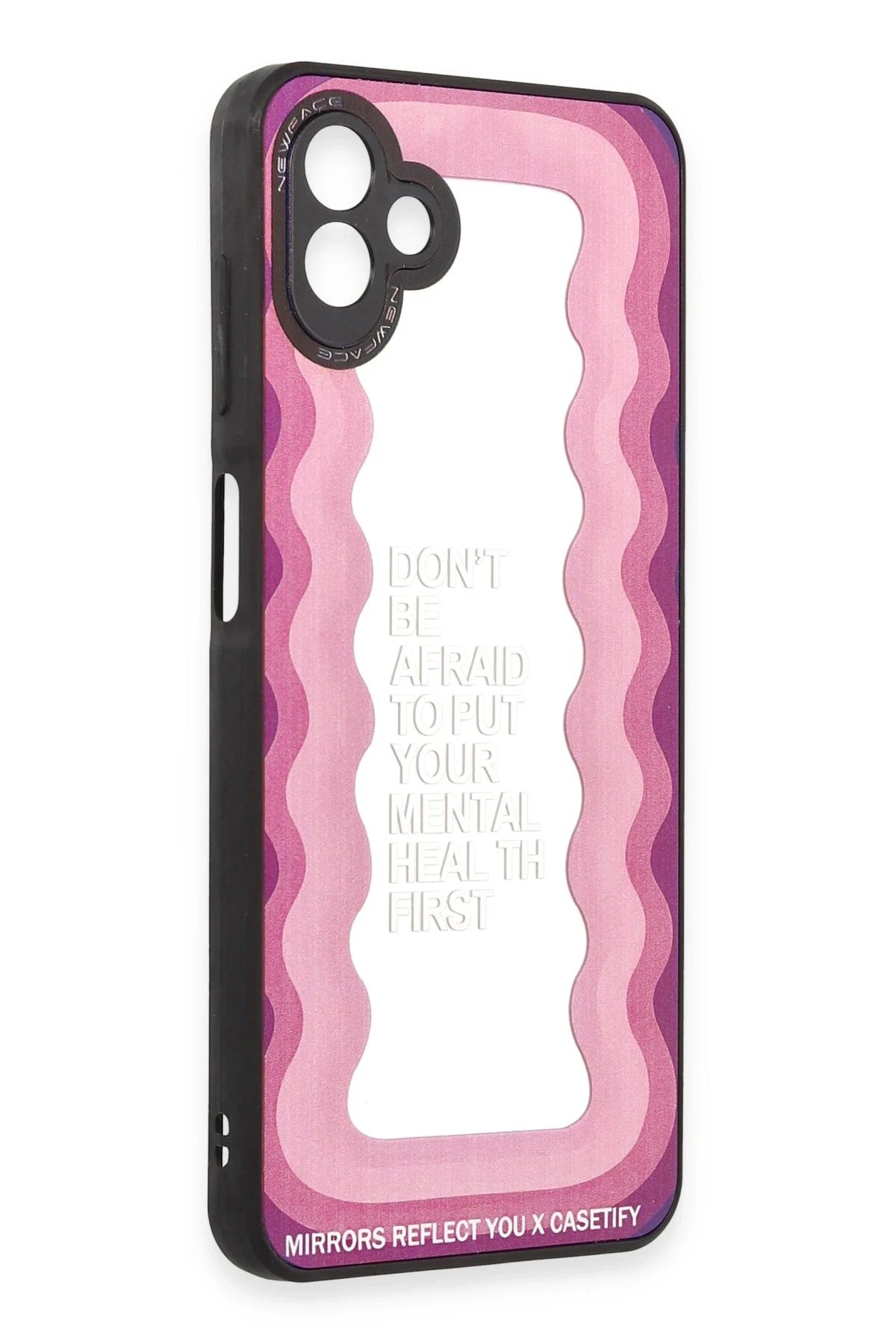 Newface Samsung Galaxy A04 Kılıf Mirror Desenli Kapak - Mirror - 11