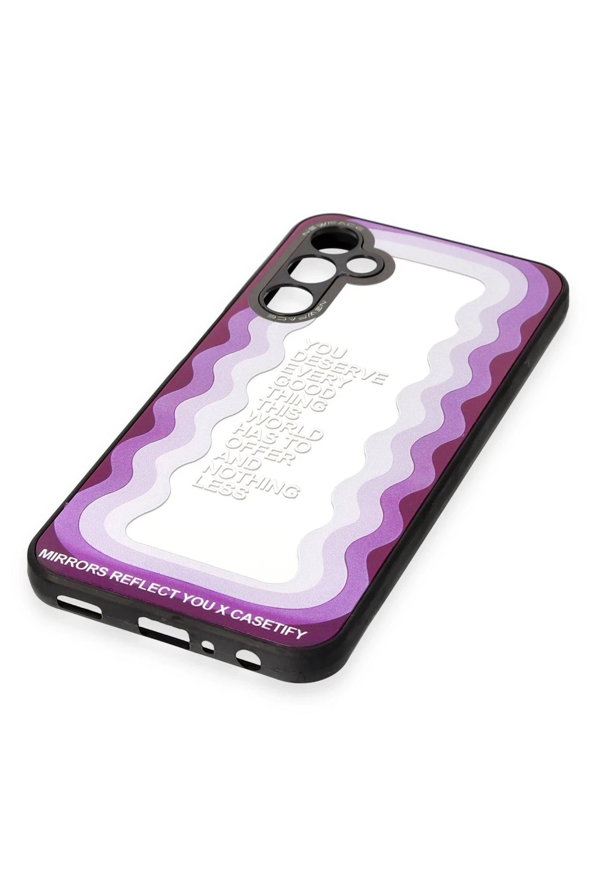 Newface Samsung Galaxy A04S Kılıf Mirror Desenli Kapak - Mirror - 5