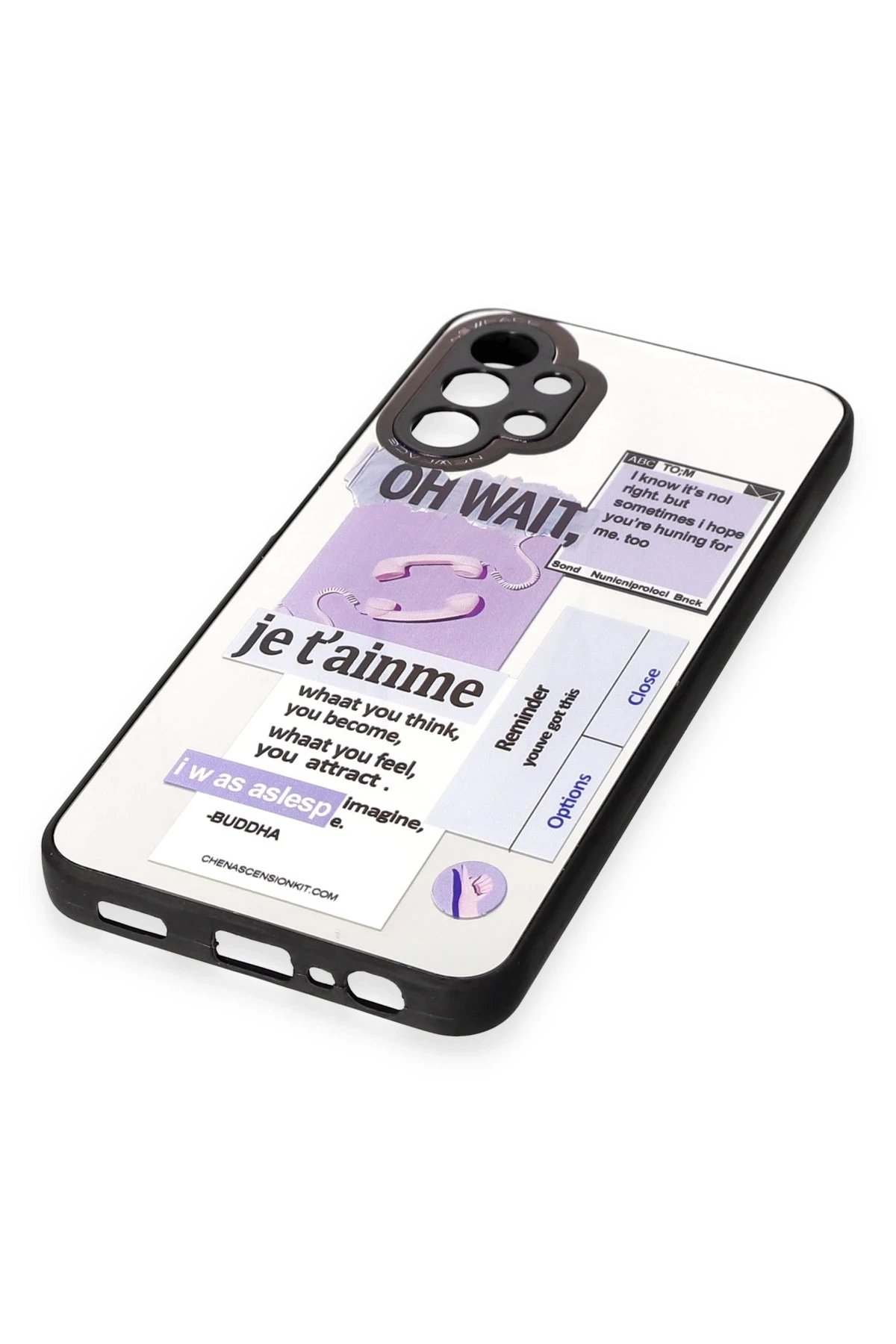 Newface Samsung Galaxy A13 4G Kılıf Mirror Desenli Kapak - Mirror - 4