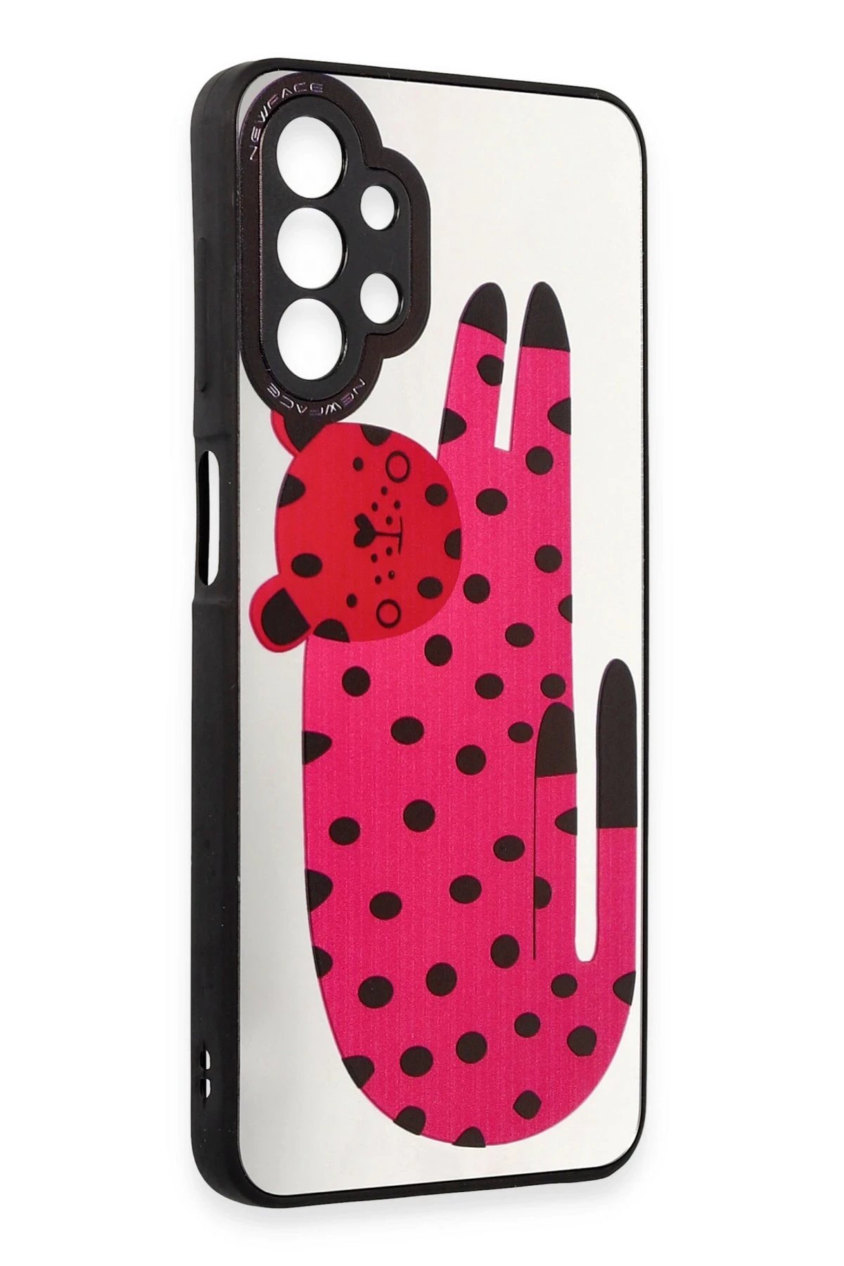 Newface Samsung Galaxy A13 4G Kılıf Mirror Desenli Kapak - Mirror - 12