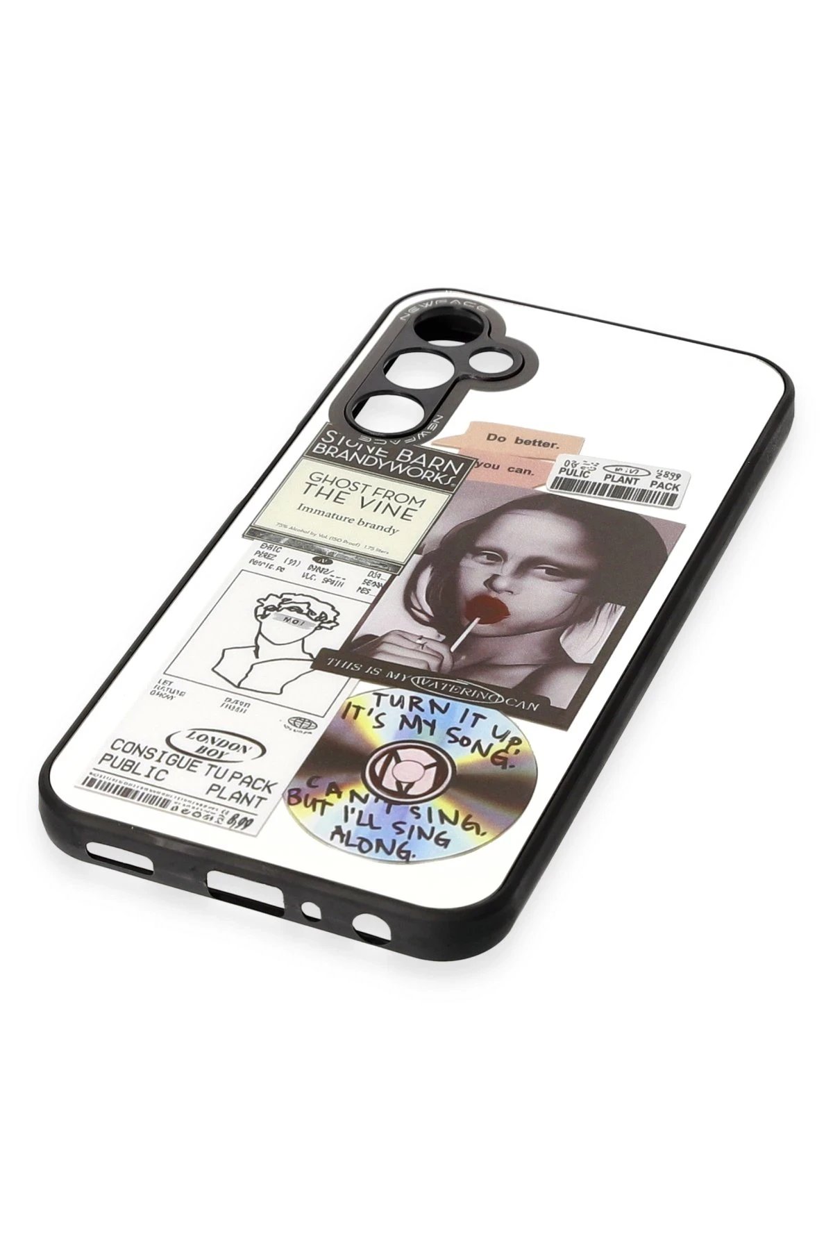 Newface Samsung Galaxy A14 4G Kılıf Mirror Desenli Kapak - Mirror - 2