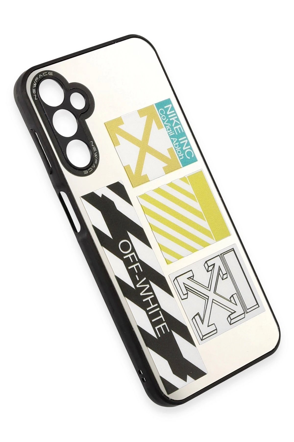 Newface Samsung Galaxy A14 4G Kılıf Mirror Desenli Kapak - Mirror - 6