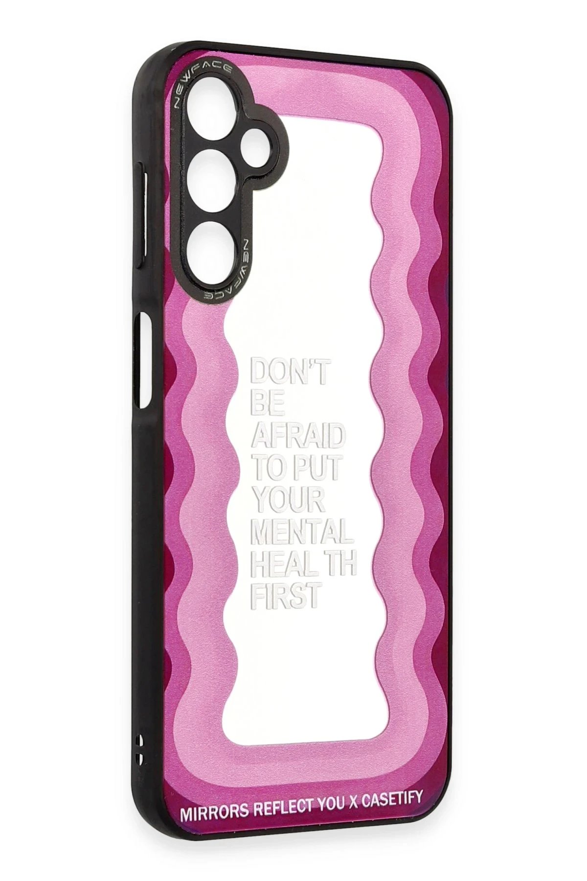 Newface Samsung Galaxy A14 4G Kılıf Mirror Desenli Kapak - Mirror - 11