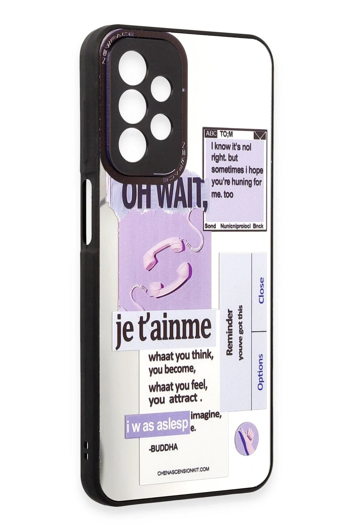 Newface Samsung Galaxy A23 4G Kılıf Mirror Desenli Kapak - Mirror - 4