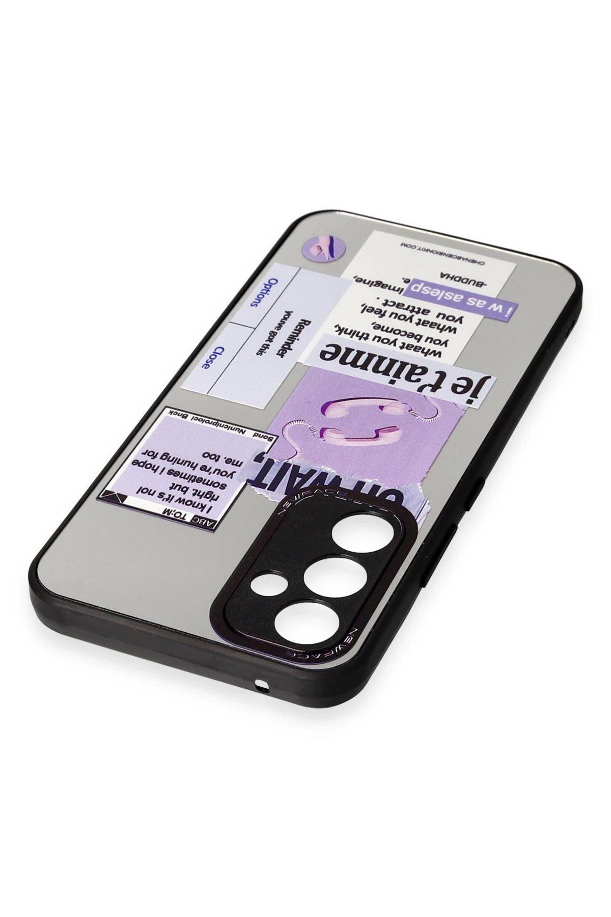 Newface Samsung Galaxy A34 5G Kılıf Mirror Desenli Kapak - Mirror - 4