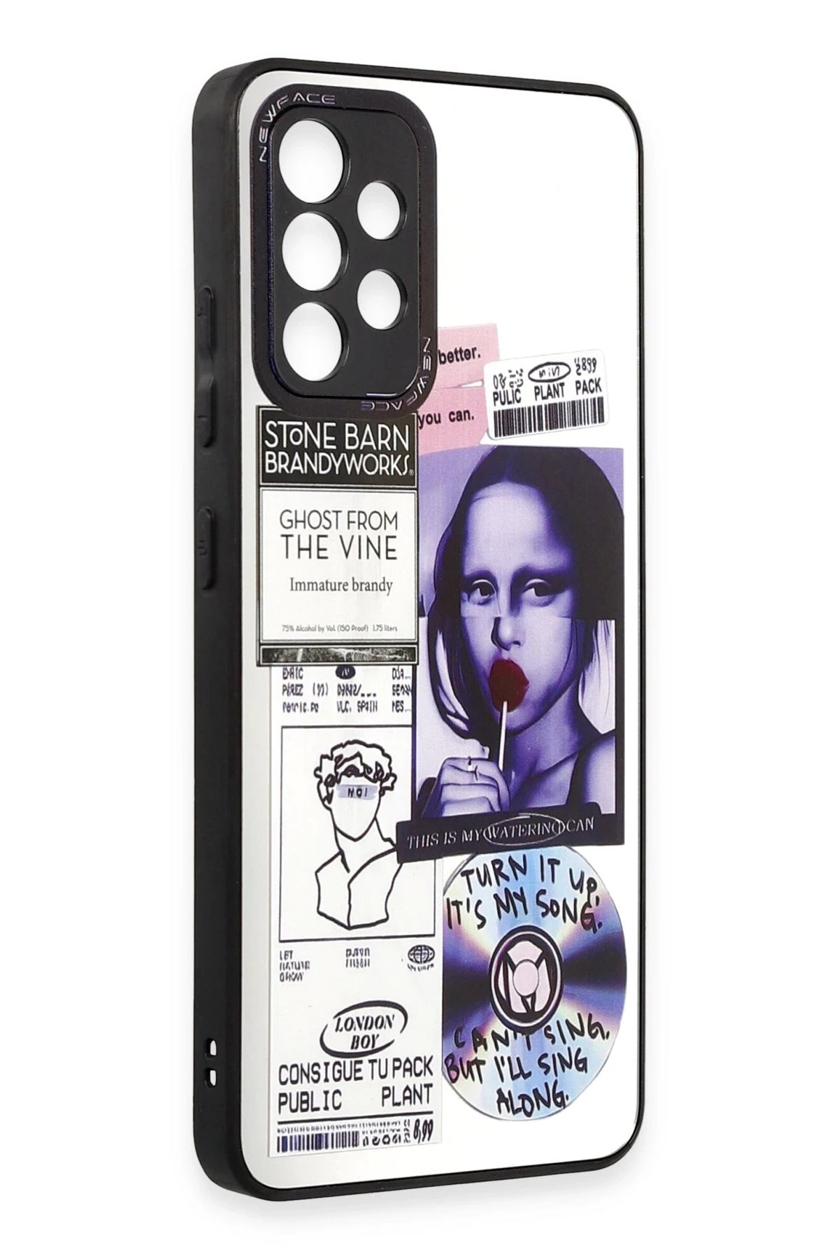 Newface Samsung Galaxy A52 Kılıf Mirror Desenli Kapak - Mirror - 2