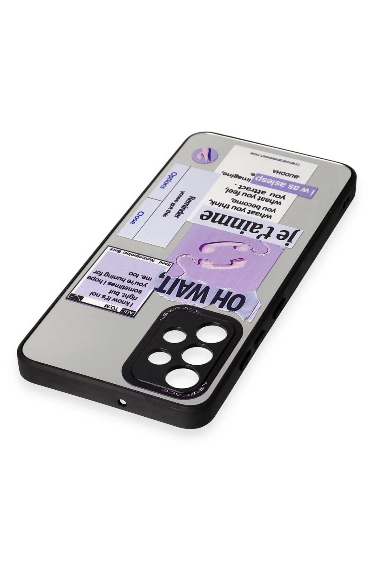 Newface Samsung Galaxy A52 Kılıf Mirror Desenli Kapak - Mirror - 4