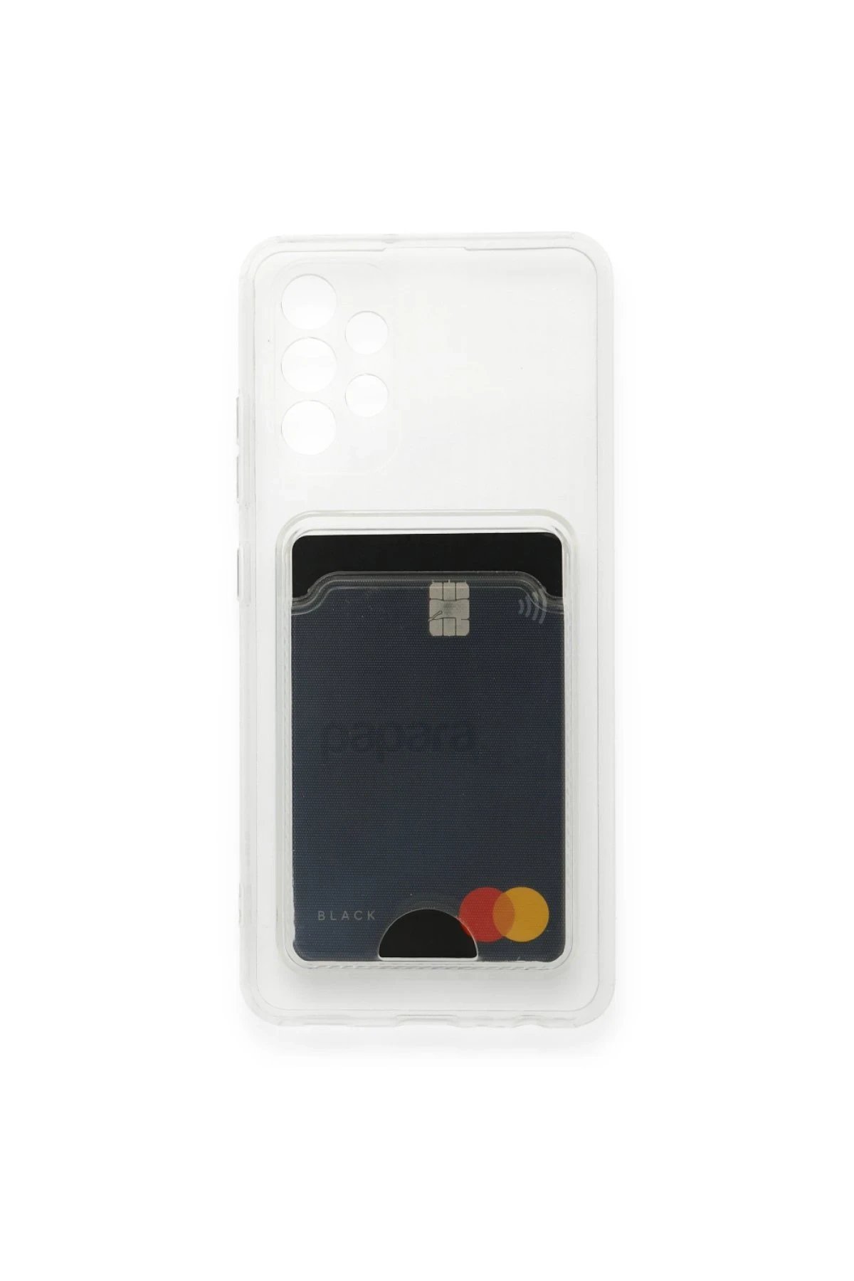 Newface Samsung Galaxy A33 5G Kılıf Kart Şeffaf Silikon - Şeffaf