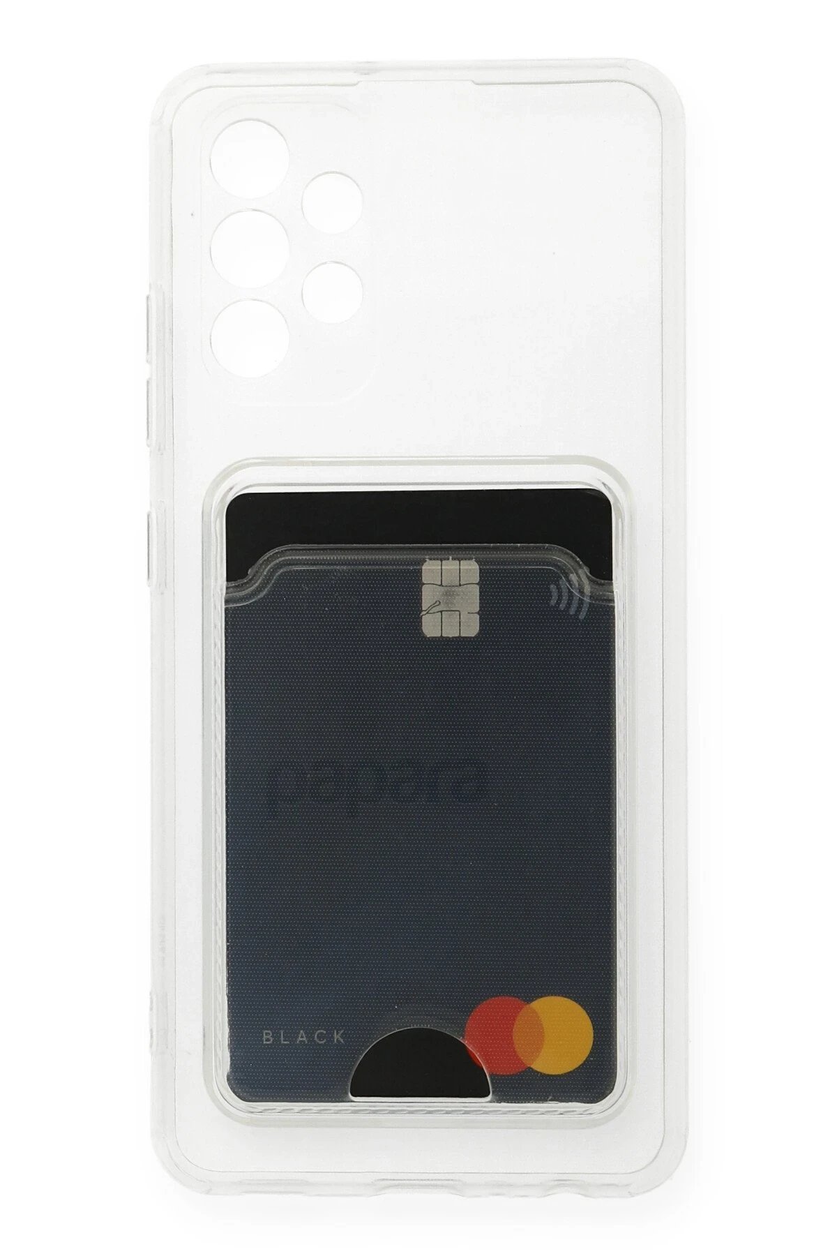 Newface Samsung Galaxy A53 5G Kılıf Kart Şeffaf Silikon - Şeffaf