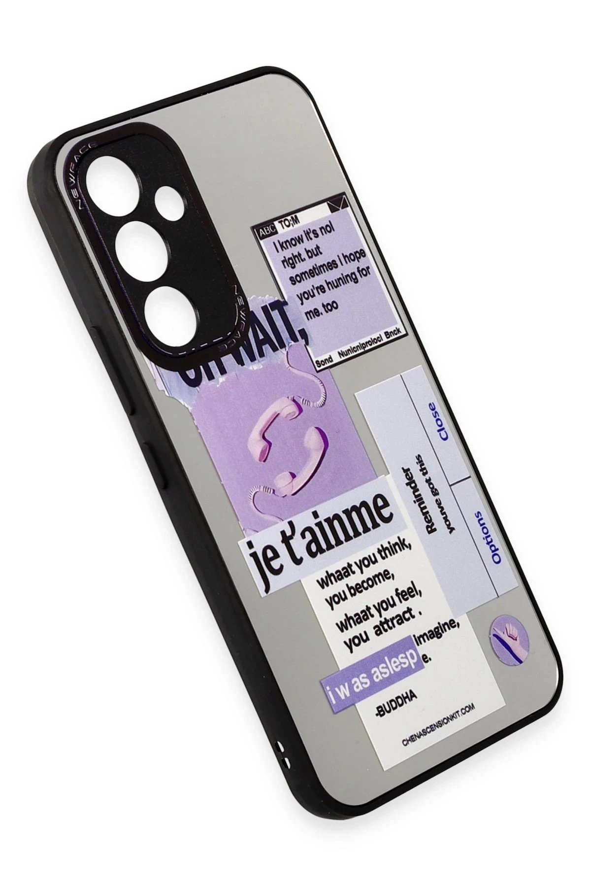 Newface Samsung Galaxy A54 5G Kılıf Mirror Desenli Kapak - Mirror - 4