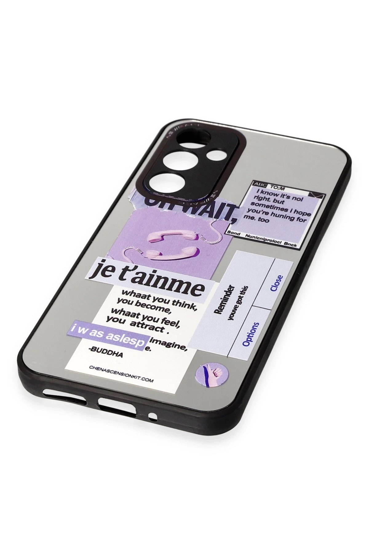 Newface Samsung Galaxy A54 5G Kılıf Mirror Desenli Kapak - Mirror - 4