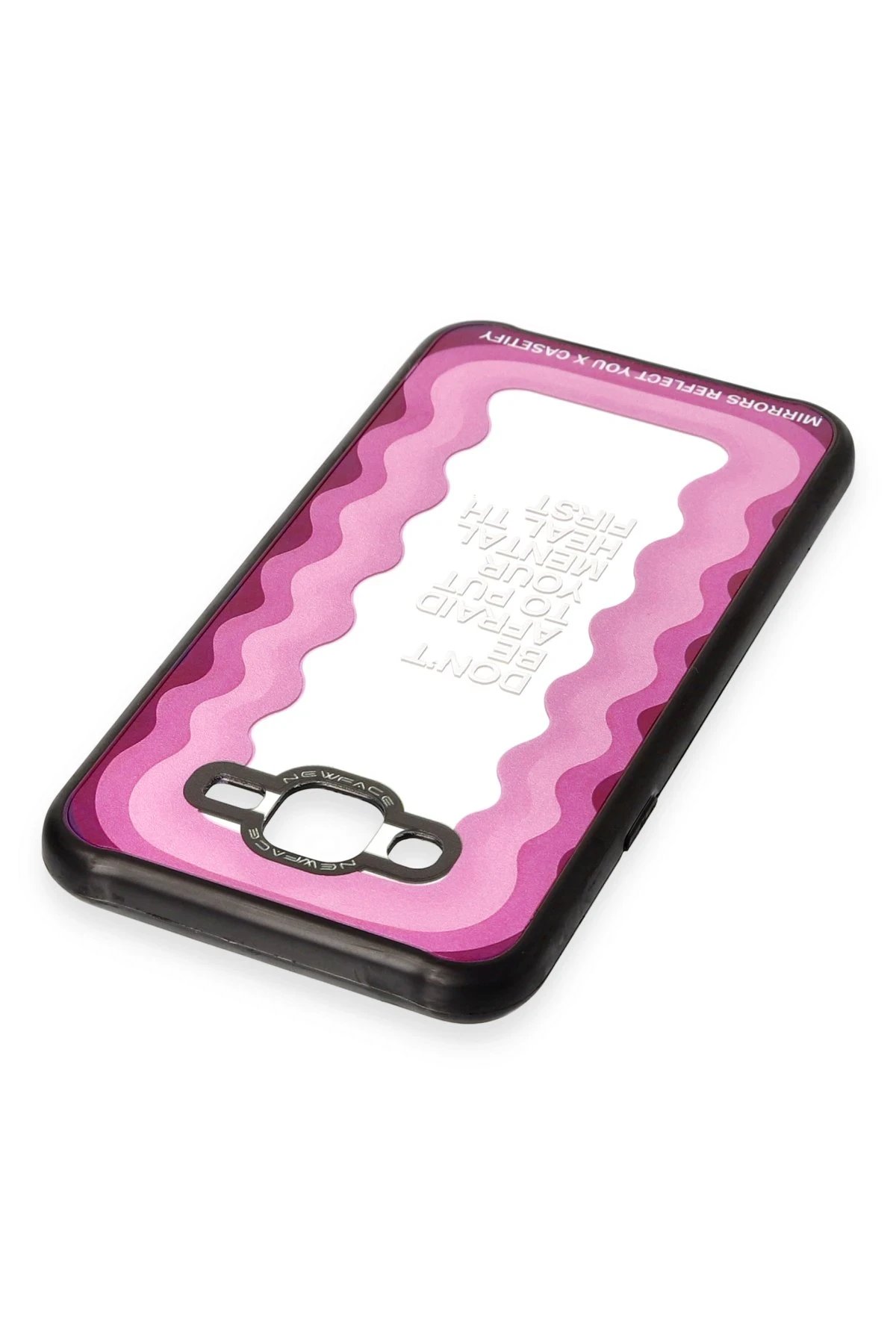 Newface Samsung Galaxy J7 Kılıf Mirror Desenli Kapak - Mirror - 11