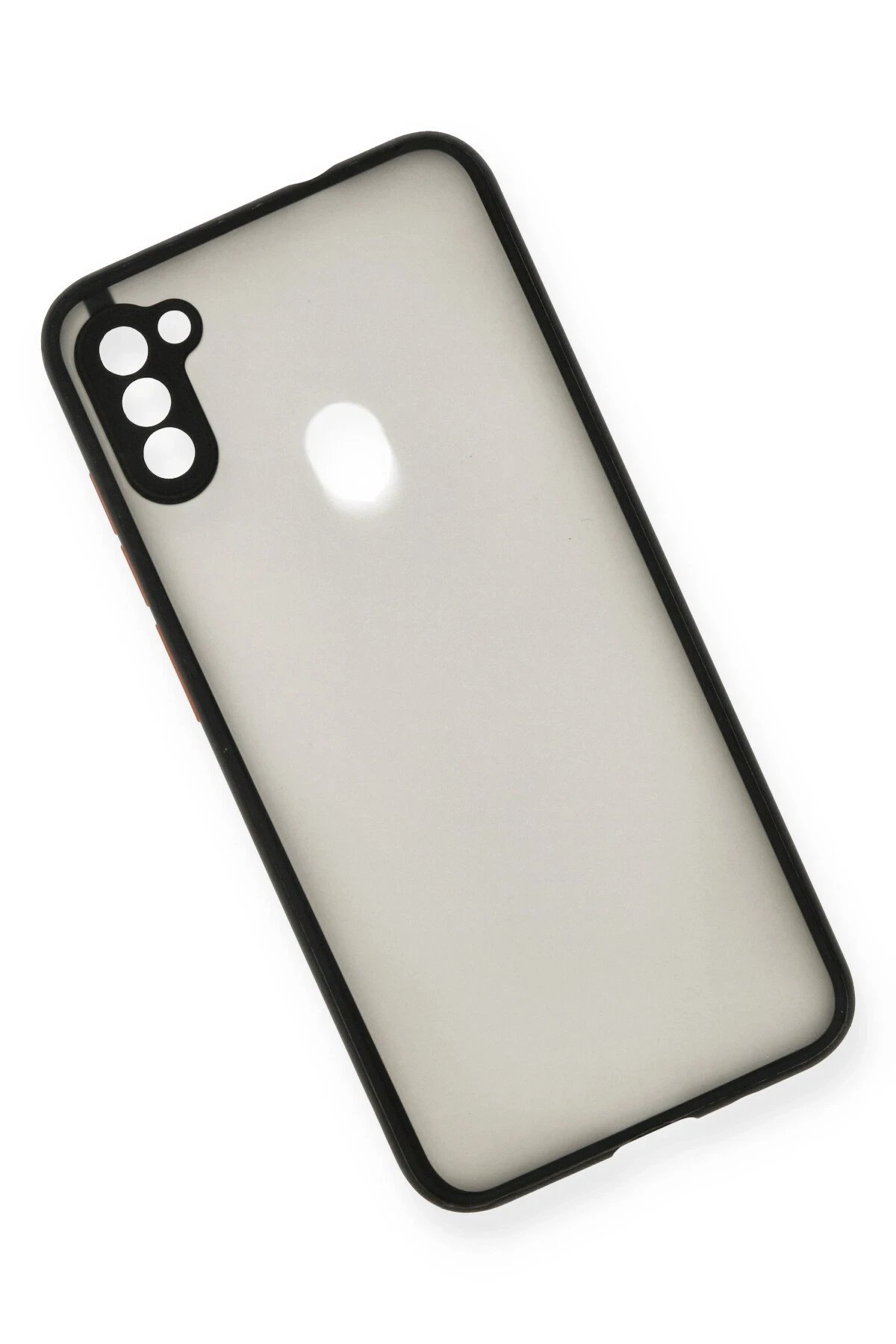 Newface Samsung Galaxy A11 Kılıf Montreal Silikon Kapak - Siyah