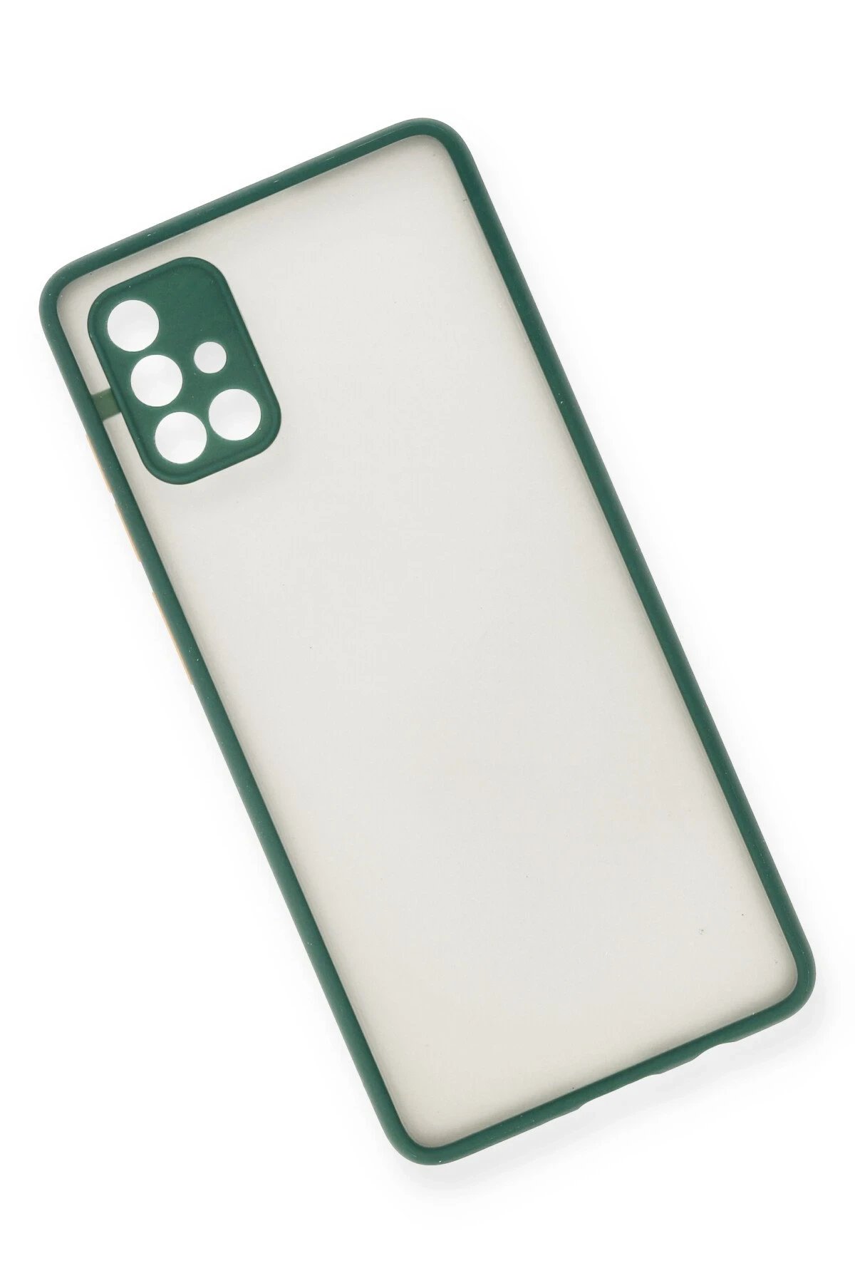 Newface Samsung Galaxy A71 Kılıf Montreal Silikon Kapak - Yeşil