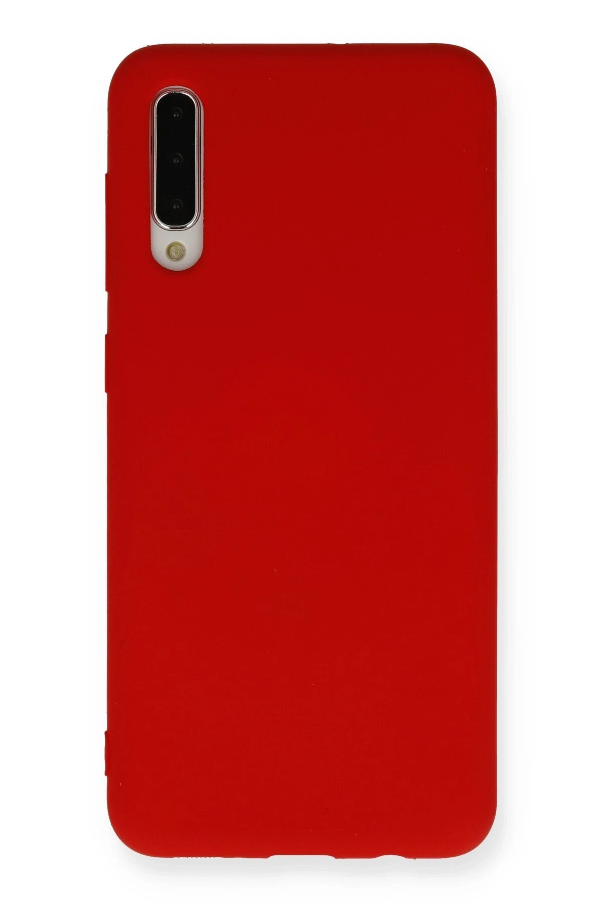 Newface Samsung Galaxy A30S Kılıf Nano içi Kadife Silikon - Kırmızı