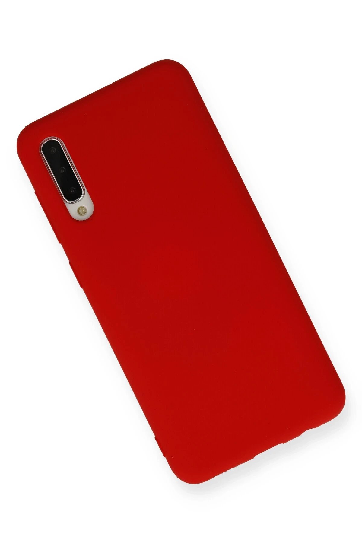 Newface Samsung Galaxy A30S Kılıf Nano içi Kadife Silikon - Kırmızı