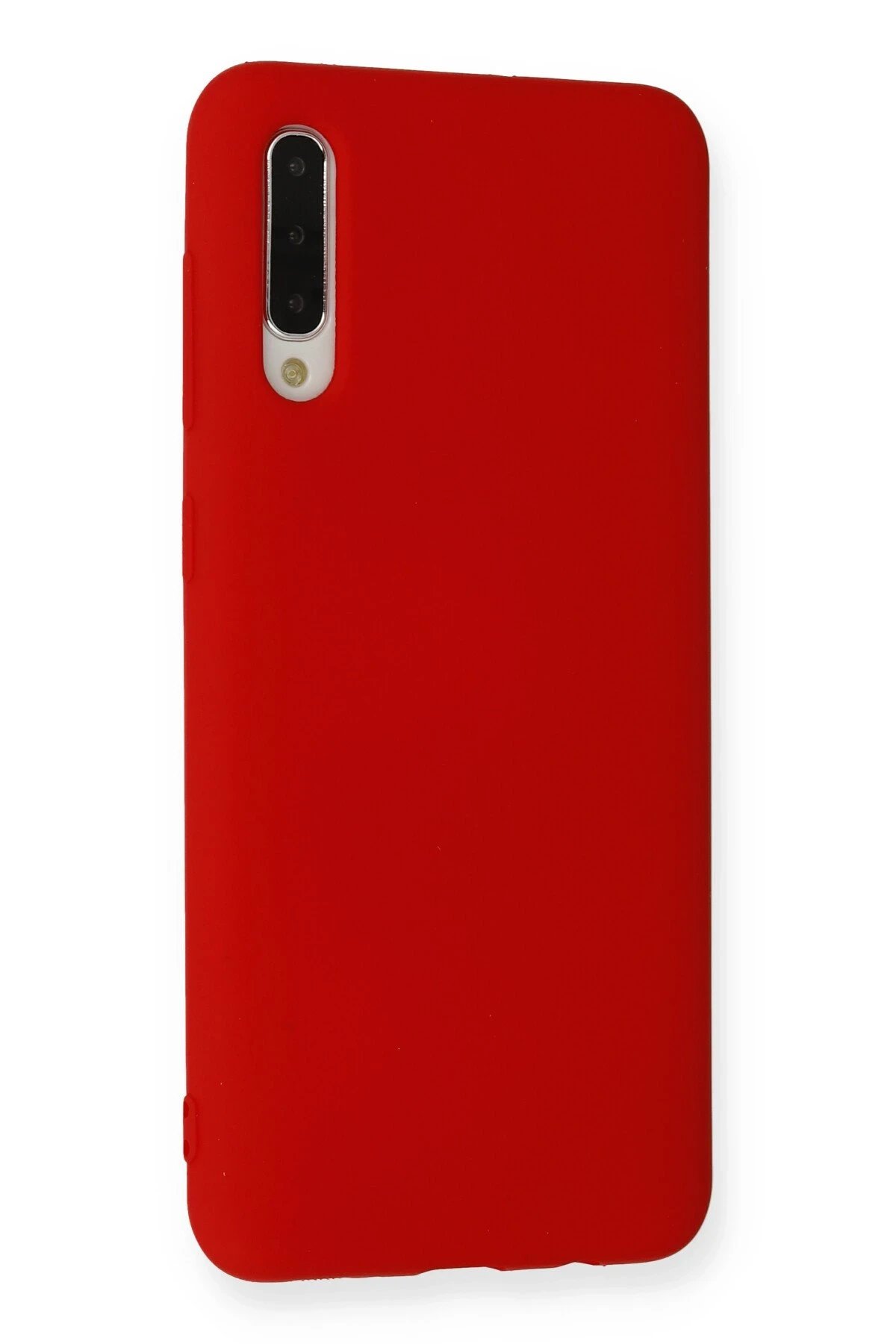 Newface Samsung Galaxy A30S Kılıf Nano içi Kadife Silikon - Kırmızı