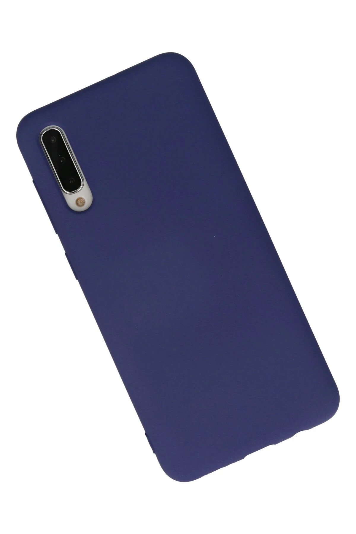 Newface Samsung Galaxy A30S Kılıf Nano içi Kadife Silikon - Lacivert