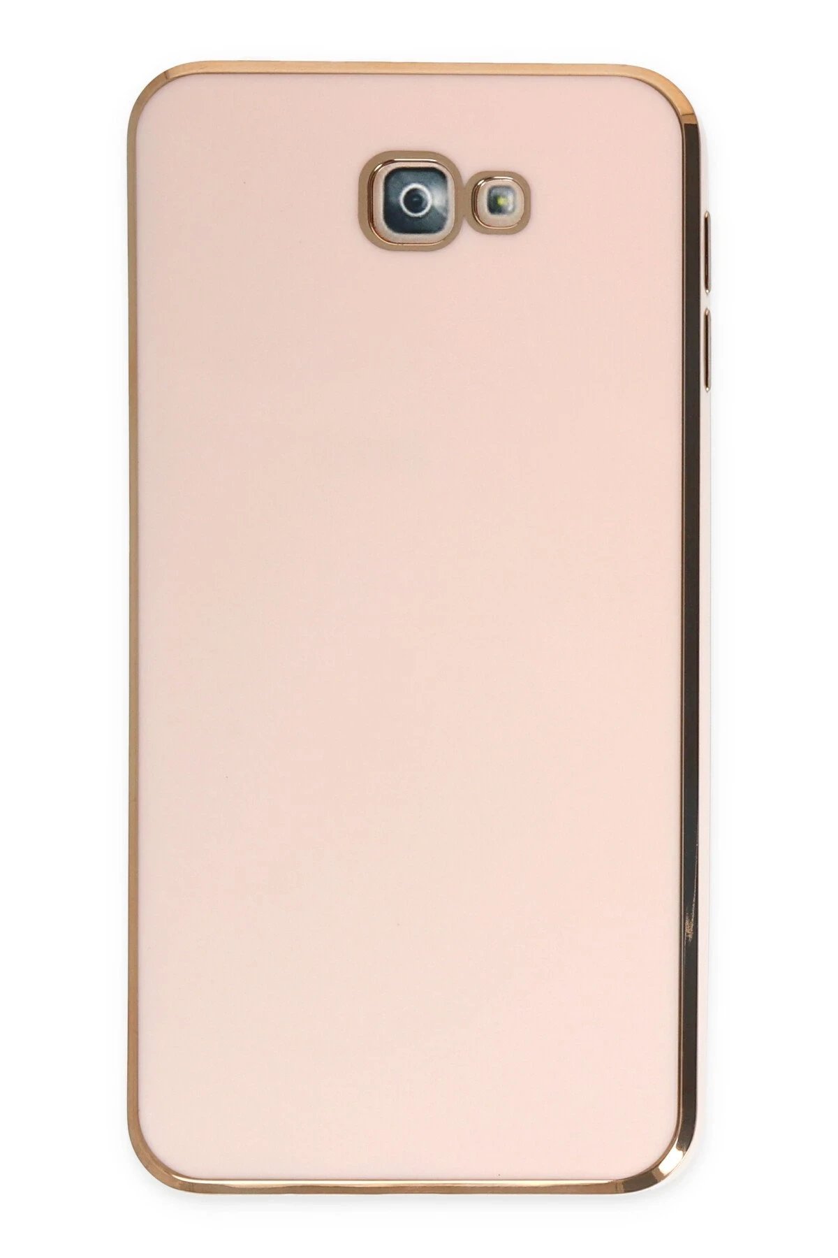 Newface Samsung Galaxy J7 Prime Kılıf Volet Silikon - Pembe