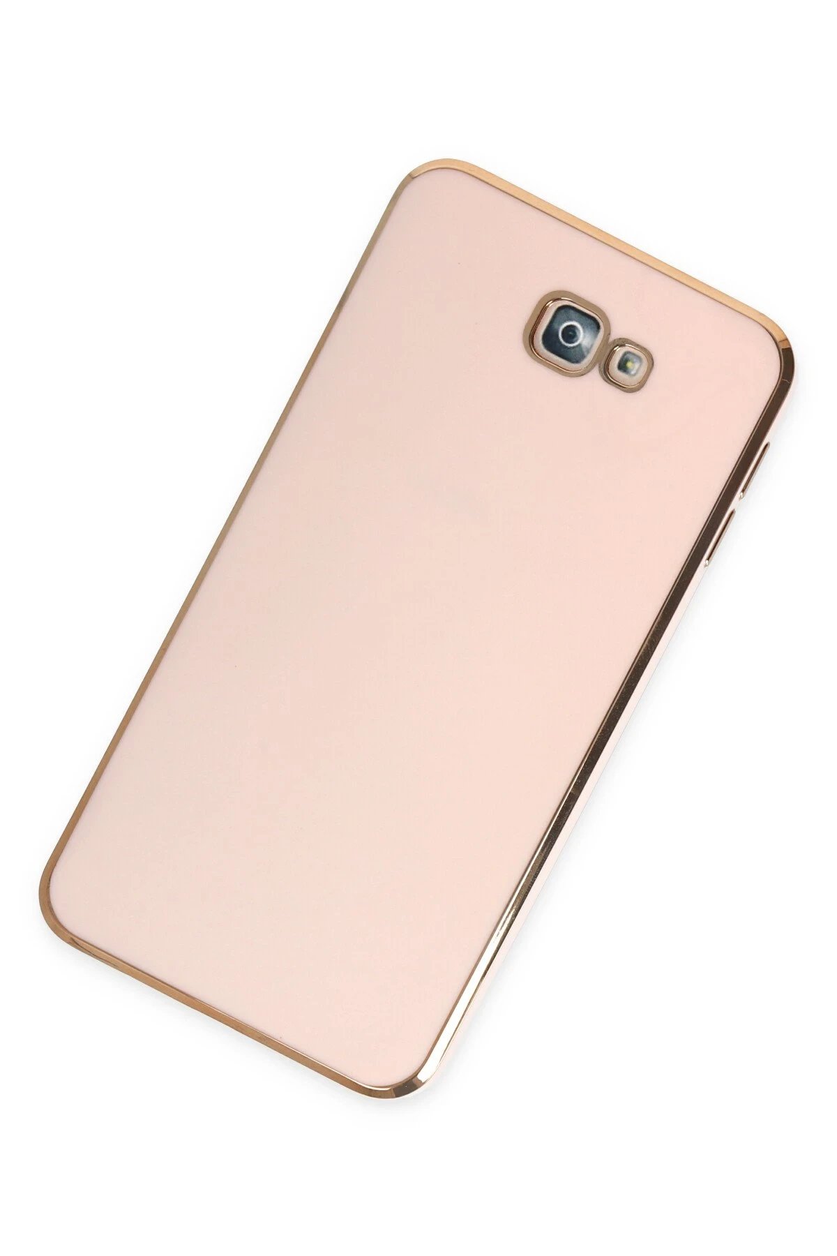 Newface Samsung Galaxy J7 Prime Kılıf Volet Silikon - Pembe