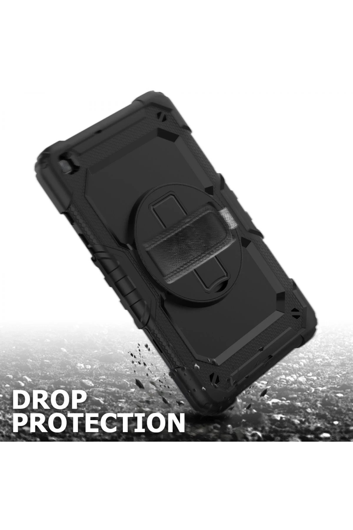 Newface Samsung Galaxy T290 Tab A 8 Kılıf Pars Tablet Kapak - Siyah