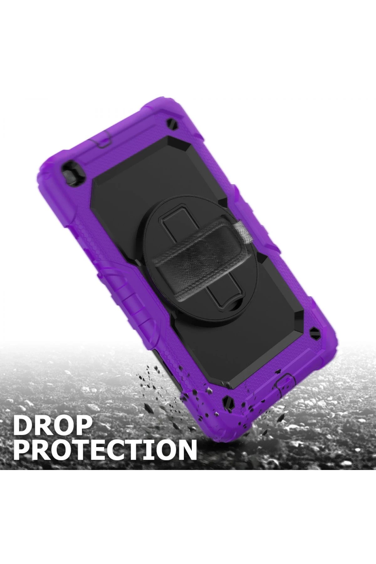 Newface Samsung Galaxy T290 Tab A 8 Kılıf Pars Tablet Kapak - Mor