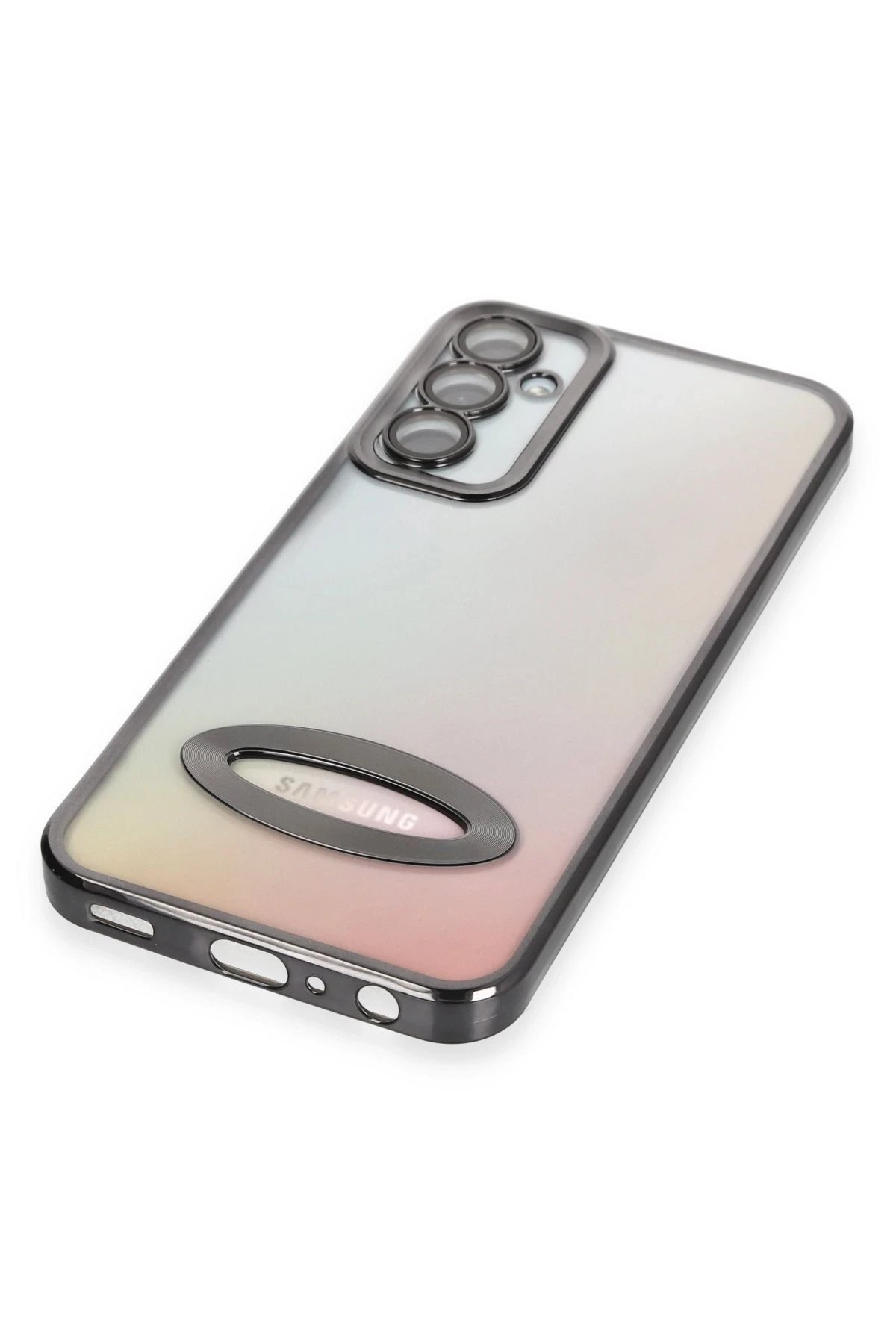 Newface Samsung Galaxy A14 4G Kılıf Slot Silikon - Siyah