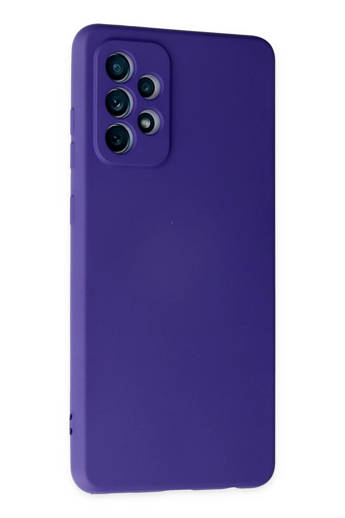 Newface Samsung Galaxy A32 Kılıf Nano içi Kadife Silikon - Mor