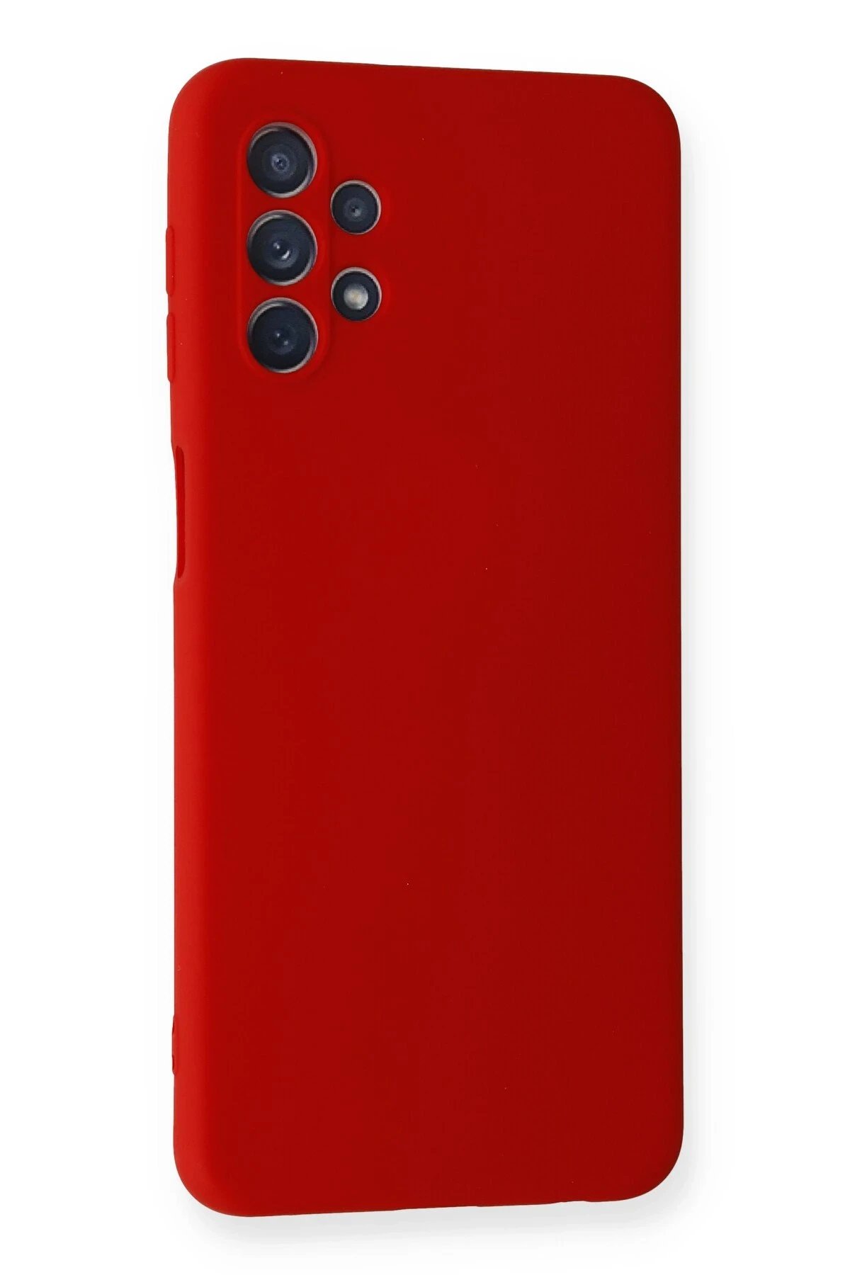 Newface Samsung Galaxy A52 Kılıf Nano içi Kadife Silikon - Kırmızı