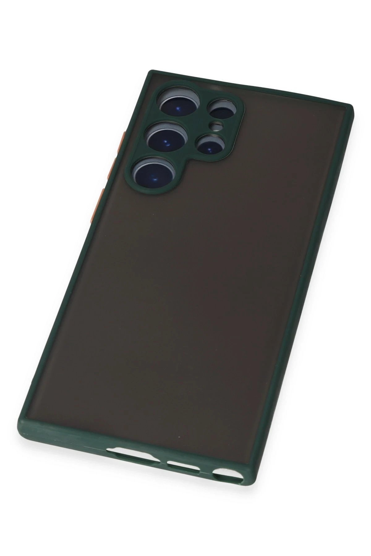 Newface Samsung Galaxy S22 Ultra Kılıf Montreal Silikon Kapak - Yeşil