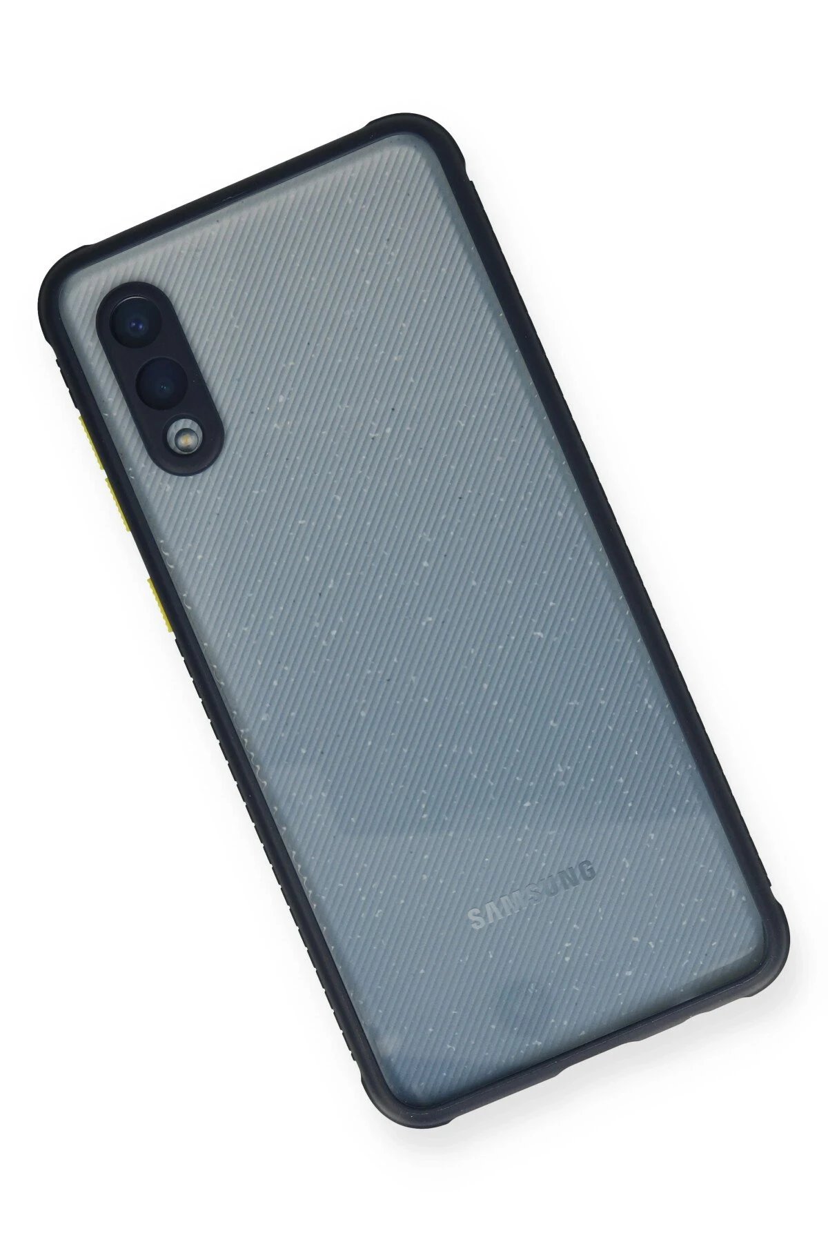 Newface Samsung Galaxy A02 Kılıf Miami Şeffaf Silikon - Lacivert