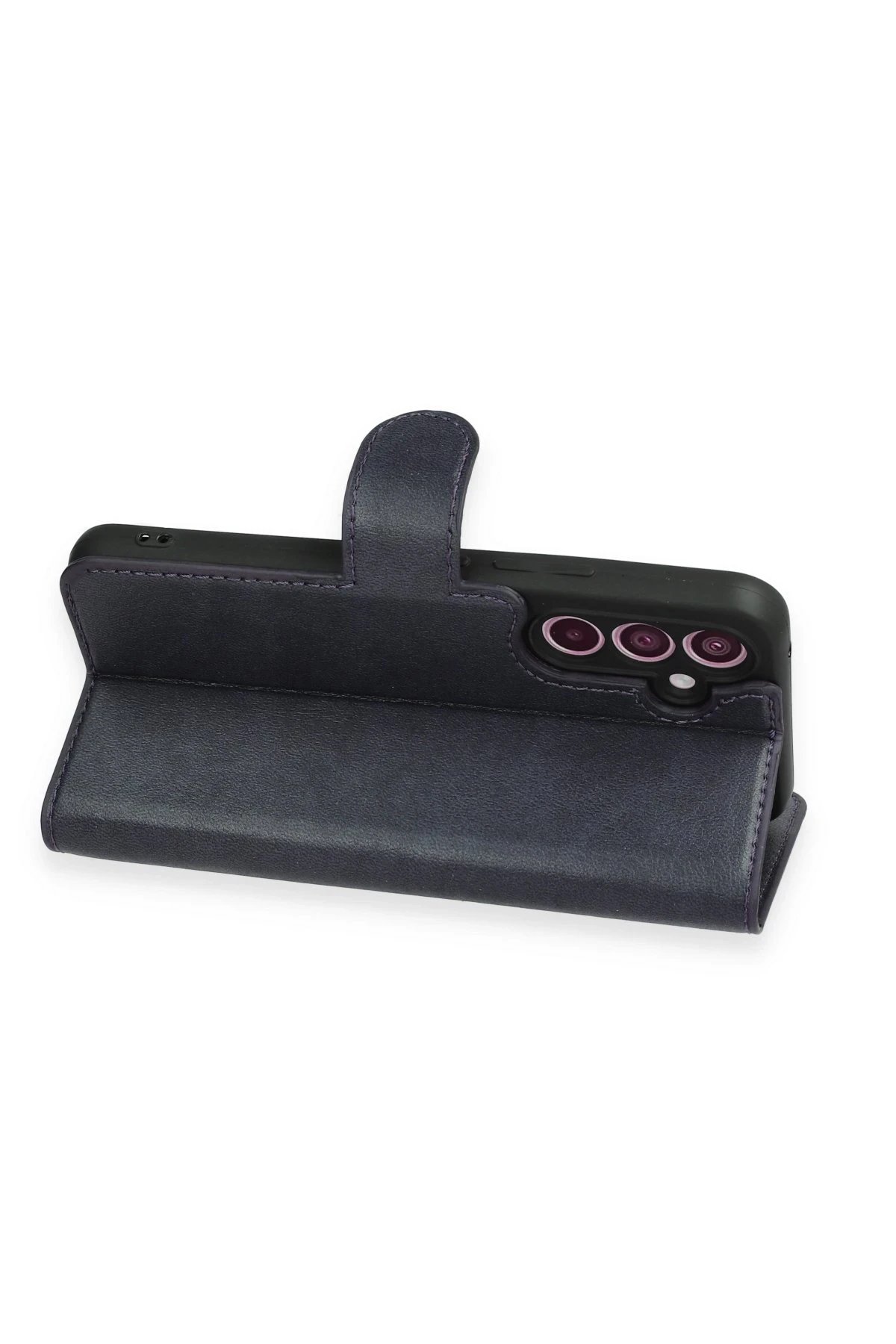 Newface Samsung Galaxy A34 5G Kılıf Trend S Plus Kapaklı Kılıf - Lacivert