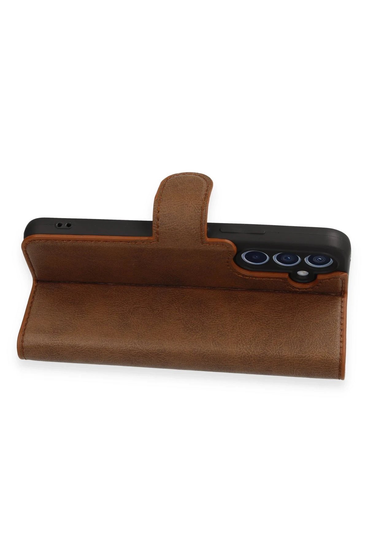 Newface Samsung Galaxy A34 5G Kılıf Trend S Plus Kapaklı Kılıf - Taba