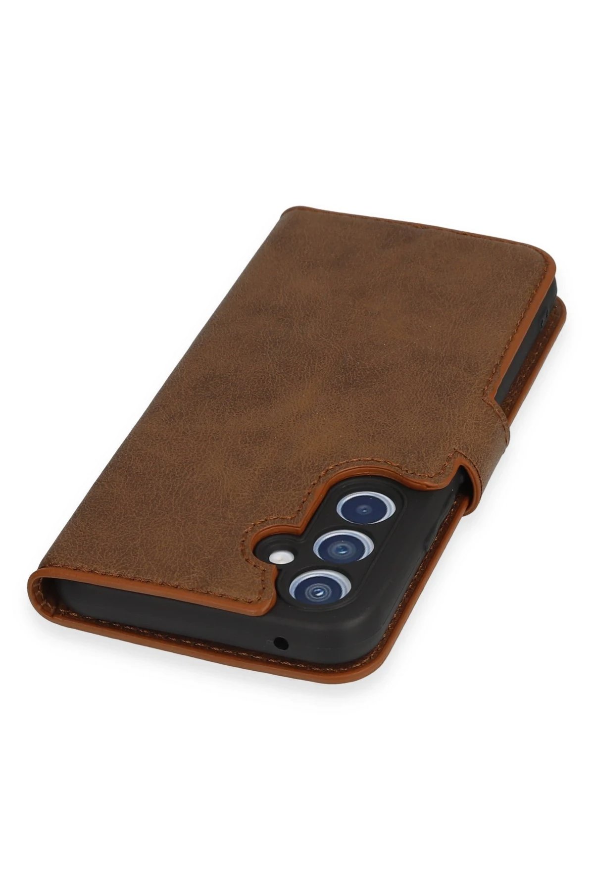 Newface Samsung Galaxy A54 5G Kılıf Trend S Plus Kapaklı Kılıf - Taba