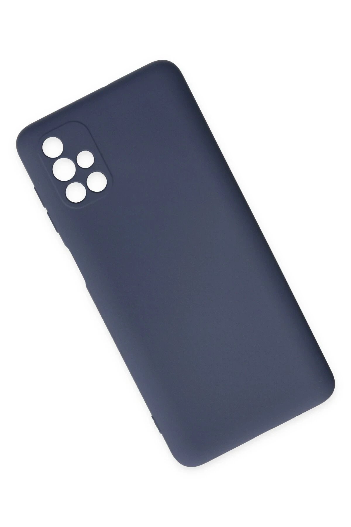 Newface Samsung Galaxy M51 Kılıf Nano içi Kadife Silikon - Gri