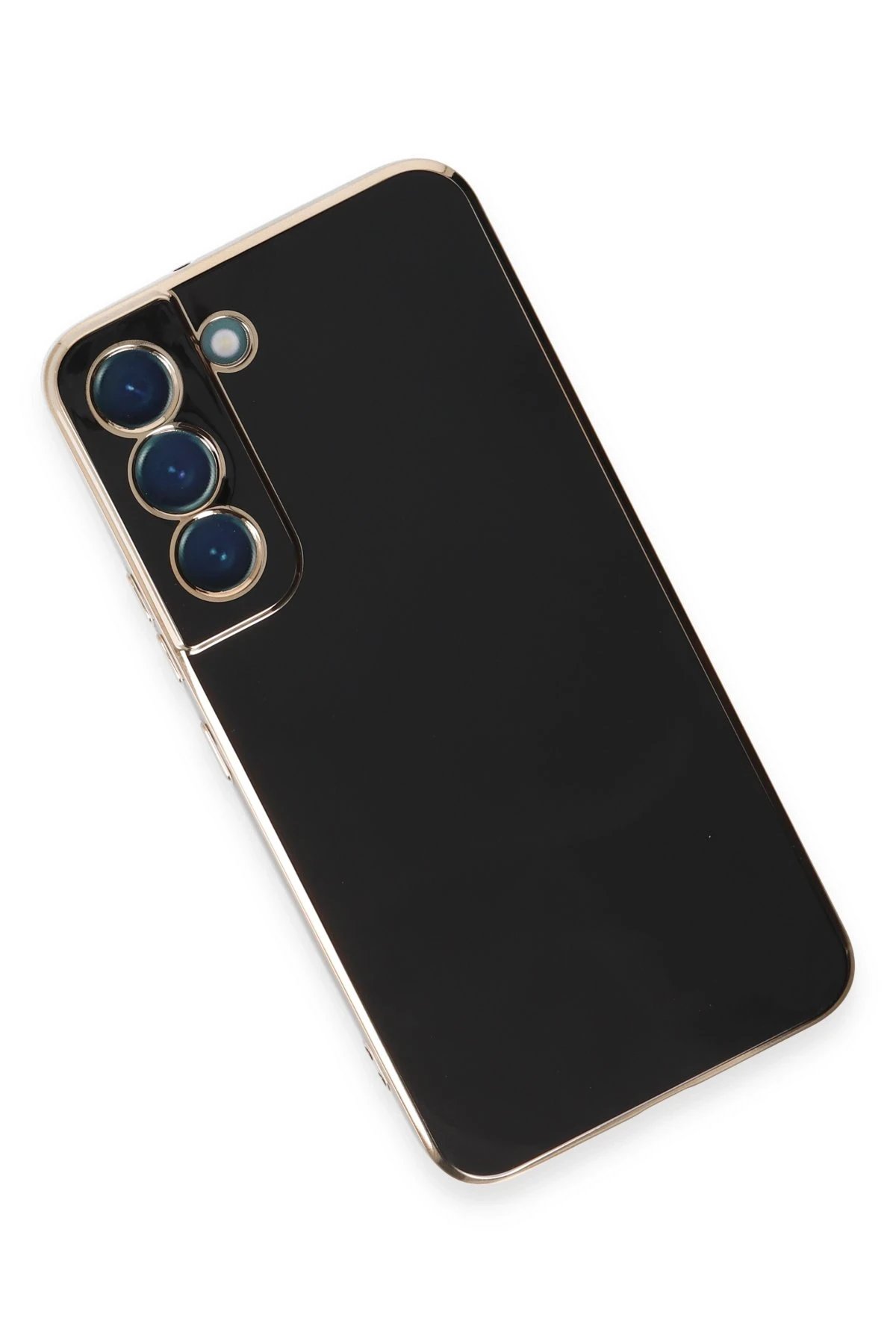 Newface Samsung Galaxy S21 Kılıf Volet Silikon - Siyah