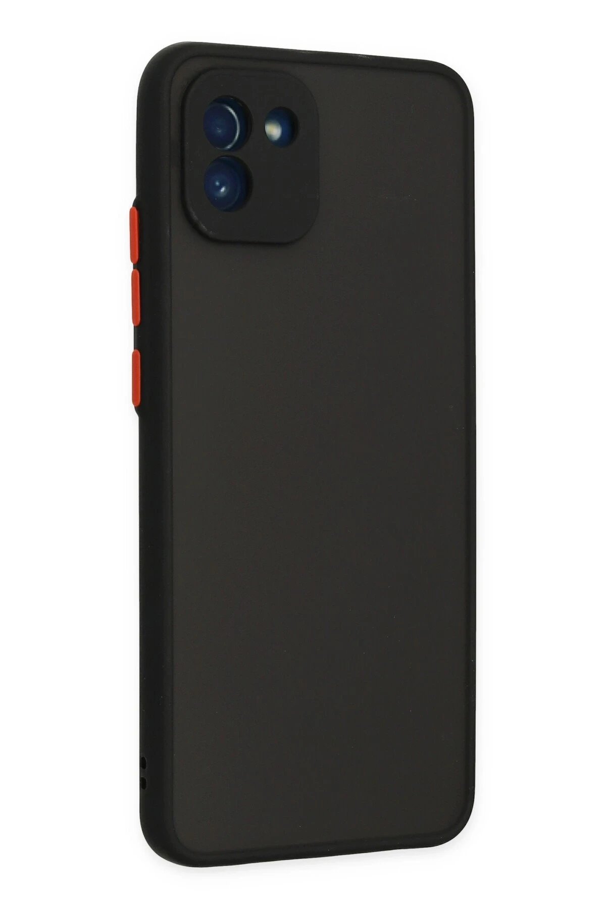 Newface Samsung Galaxy A03 Kılıf Montreal Silikon Kapak - Siyah