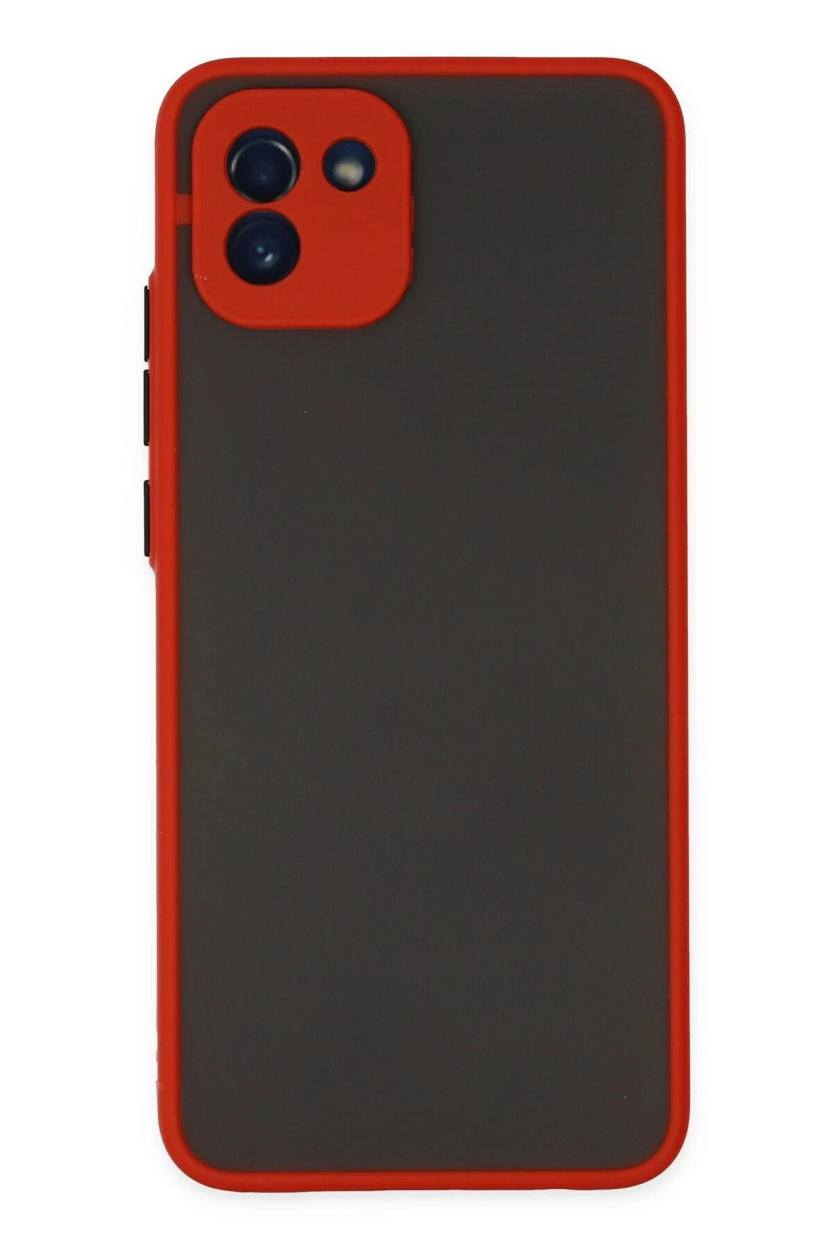 Newface Samsung Galaxy A03 Kılıf Montreal Silikon Kapak - Kırmızı