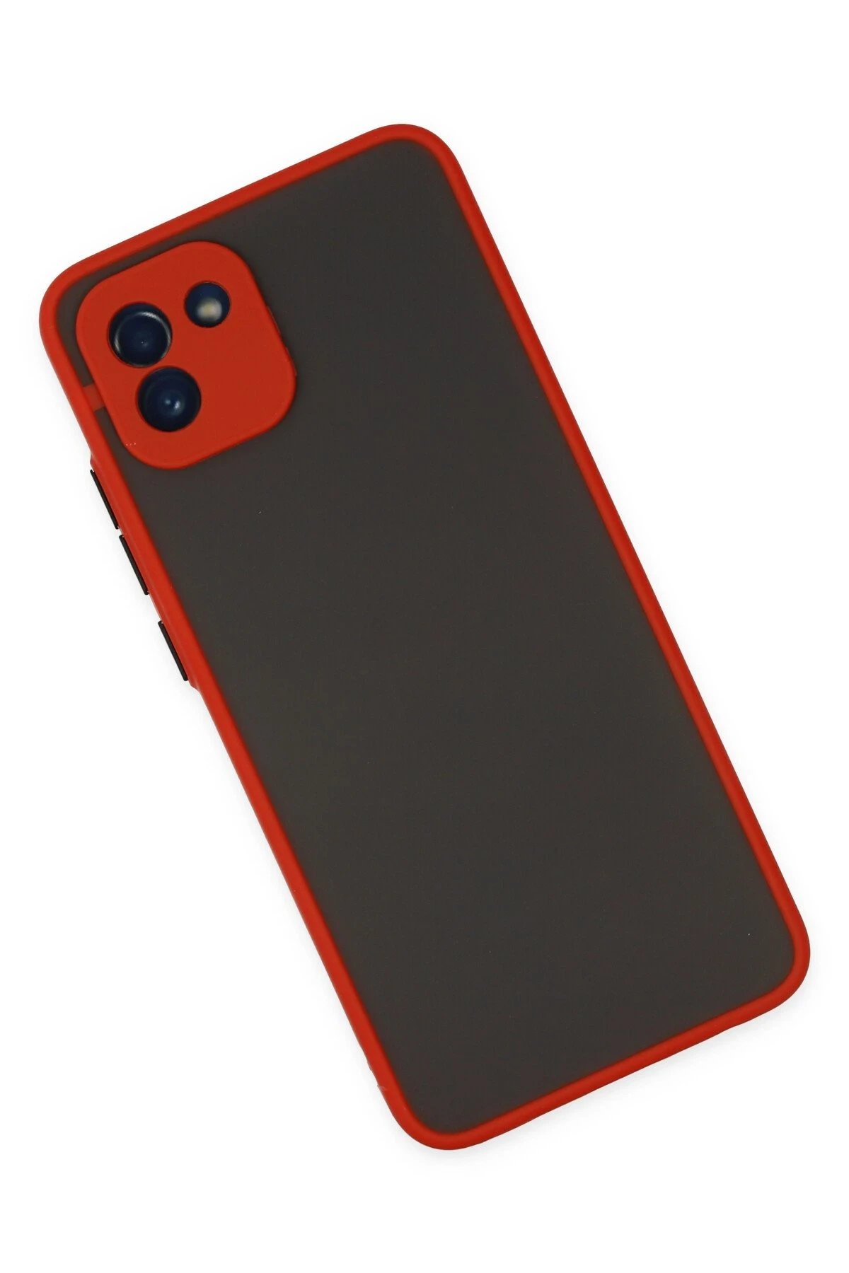 Newface Samsung Galaxy A03 Kılıf Montreal Silikon Kapak - Kırmızı