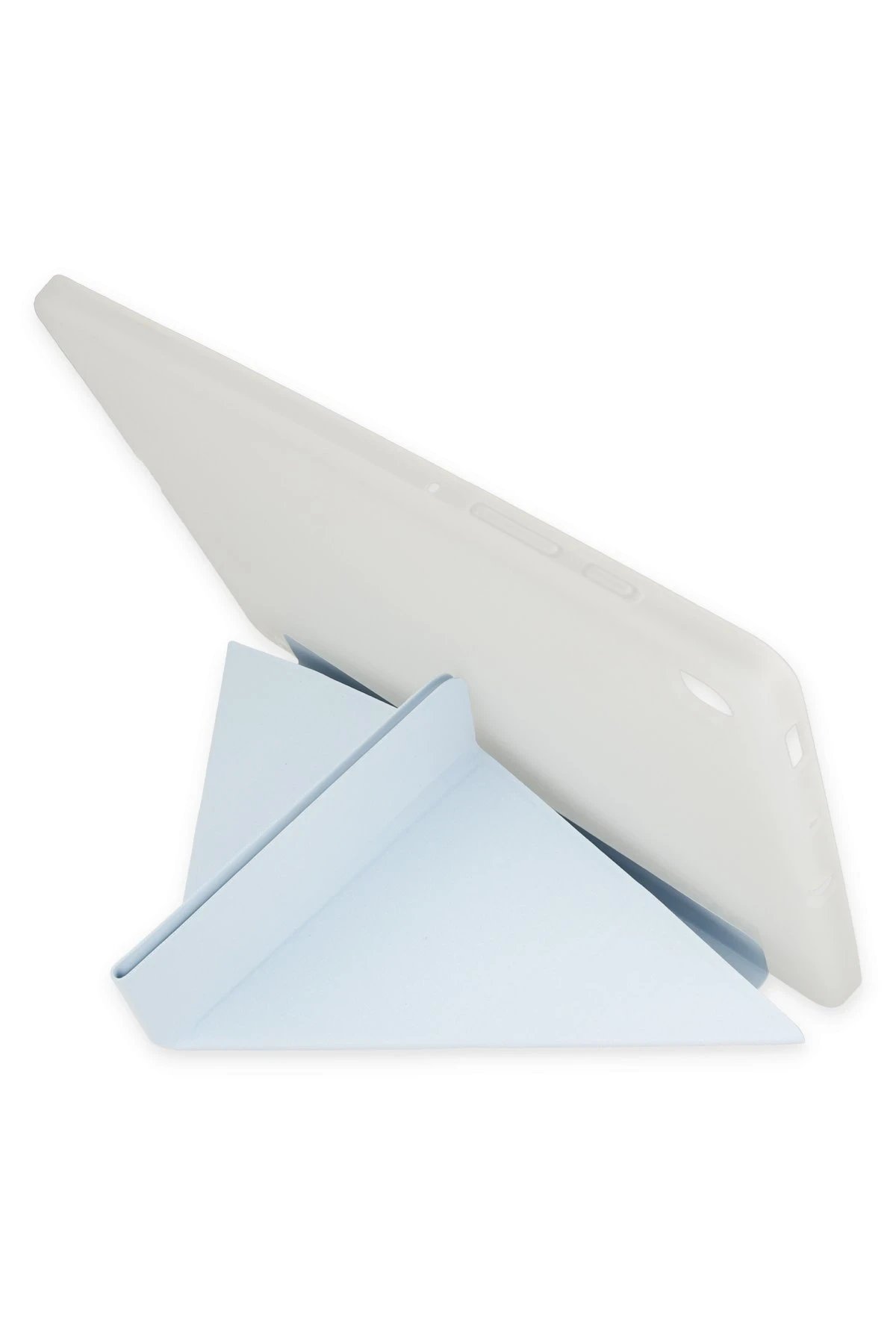 Newface Samsung Galaxy T737 Tab S7 FE 12.4 Kılıf Kalemlikli Mars Tablet Kılıfı - Mavi