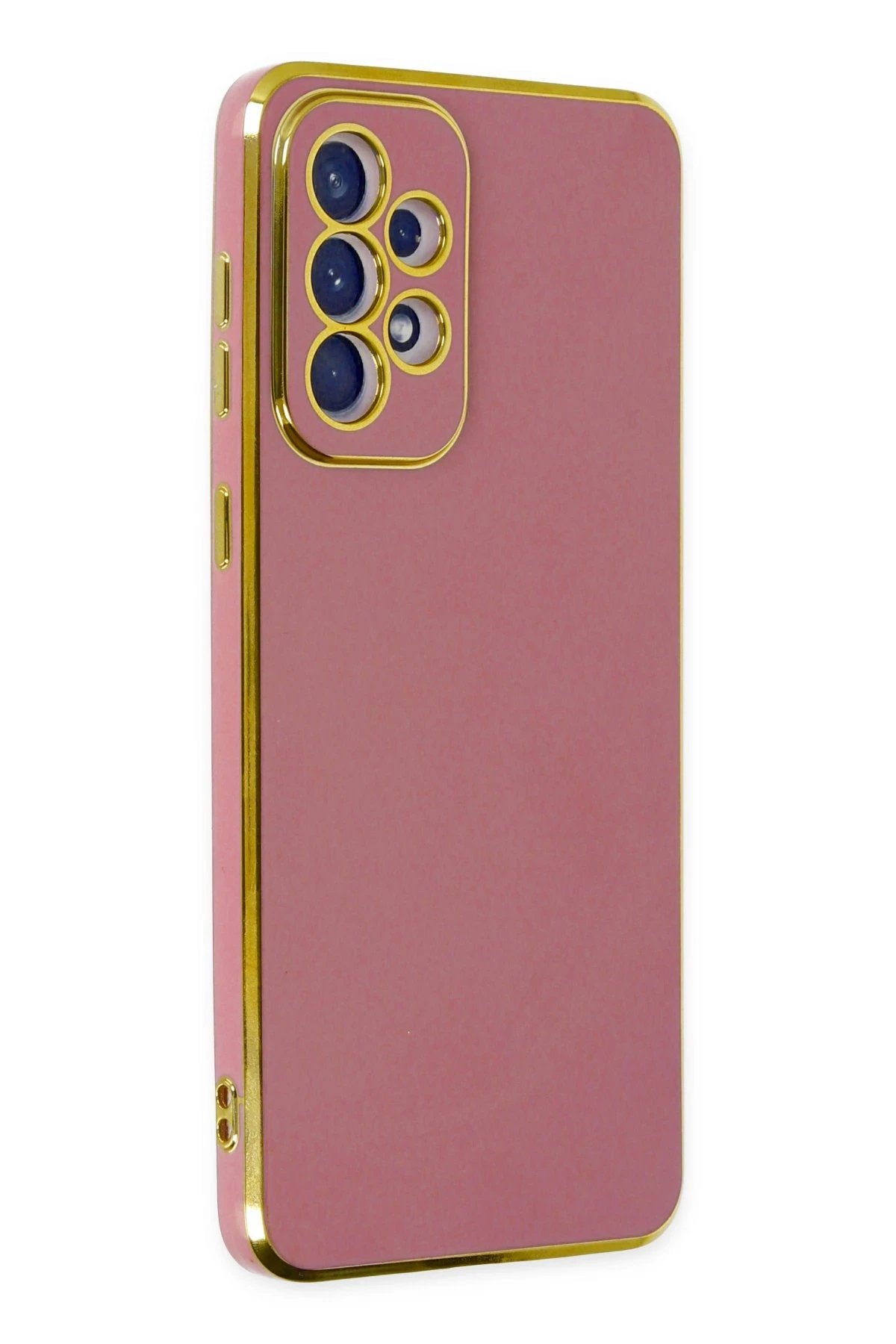 Newface Samsung Galaxy A73 5G Kılıf Volet Silikon - Kırmızı